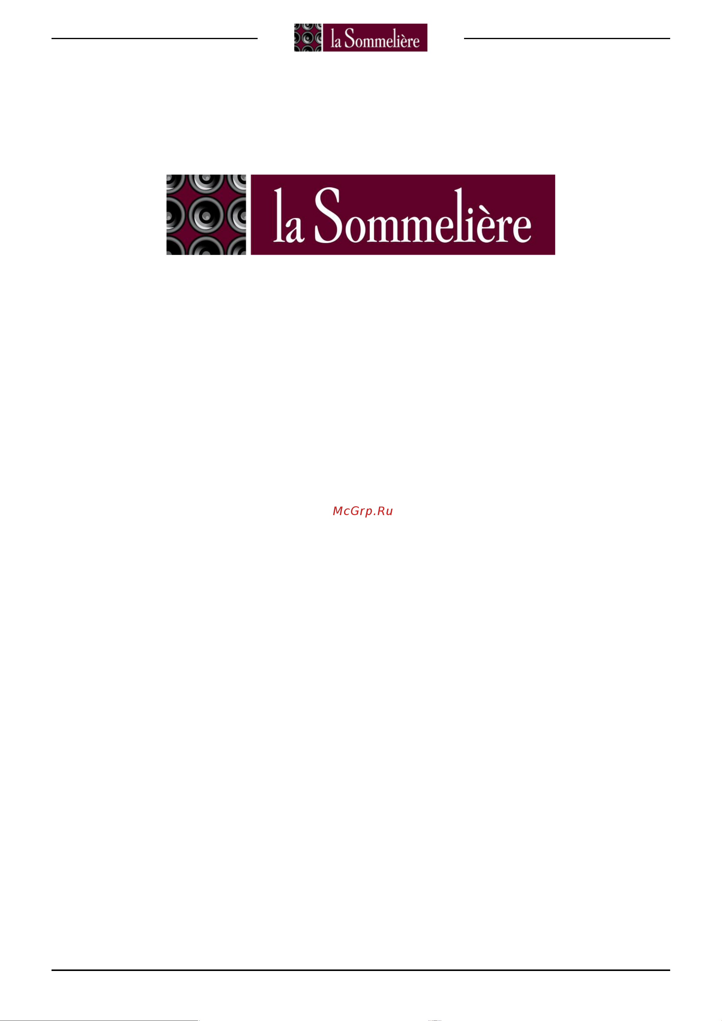La Sommeliere CTV81 Руководство по эксплуатации онлайн