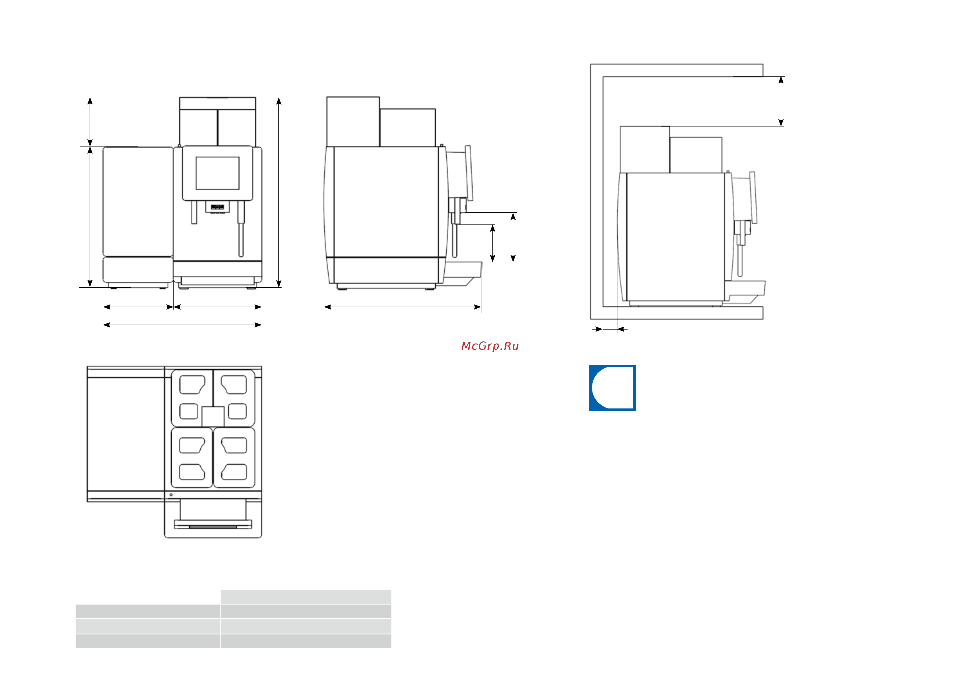 Franke A800 FM [21/64] Adjustable feet