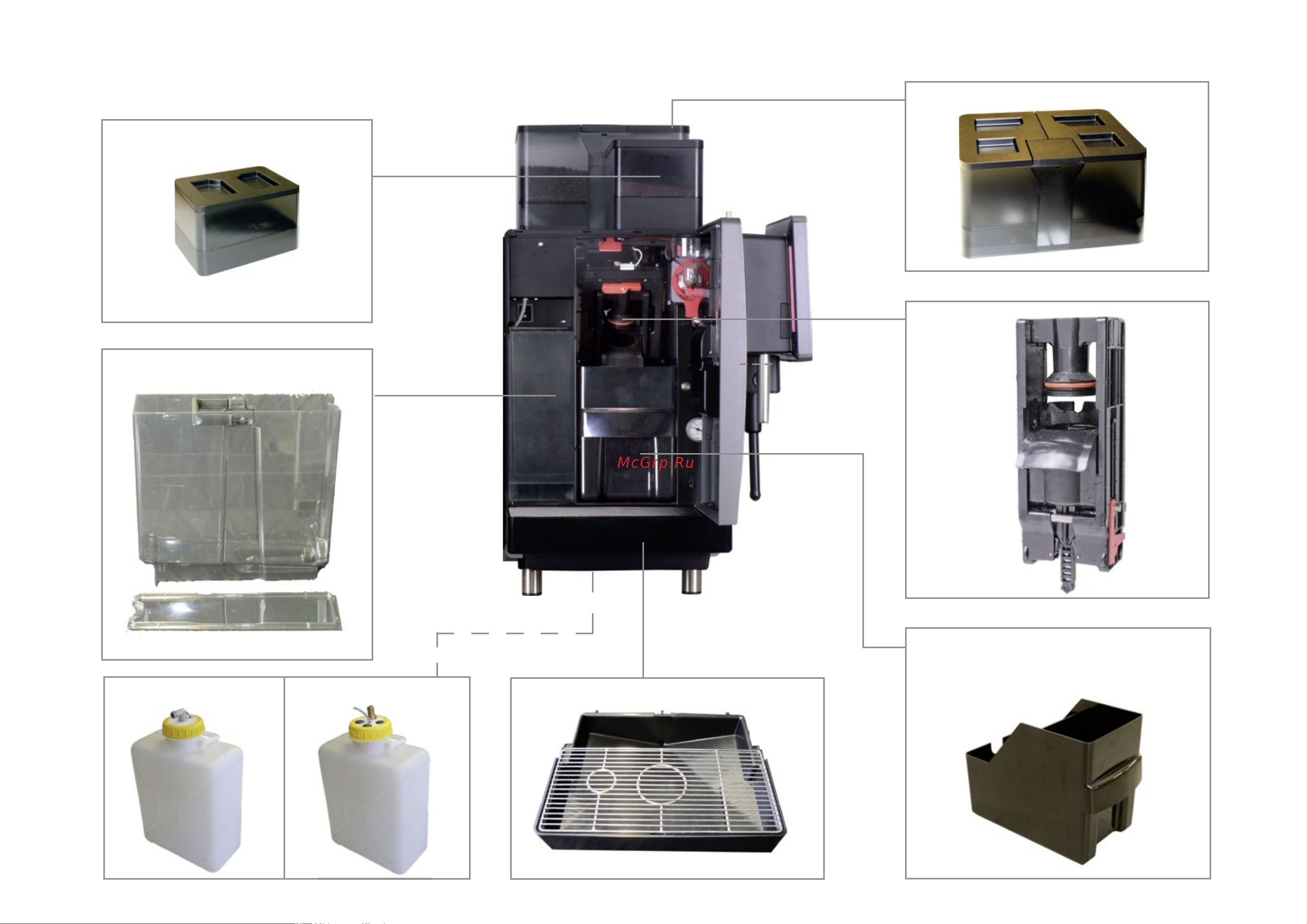 Franke A600 [14/64] Компоненты машины a600
