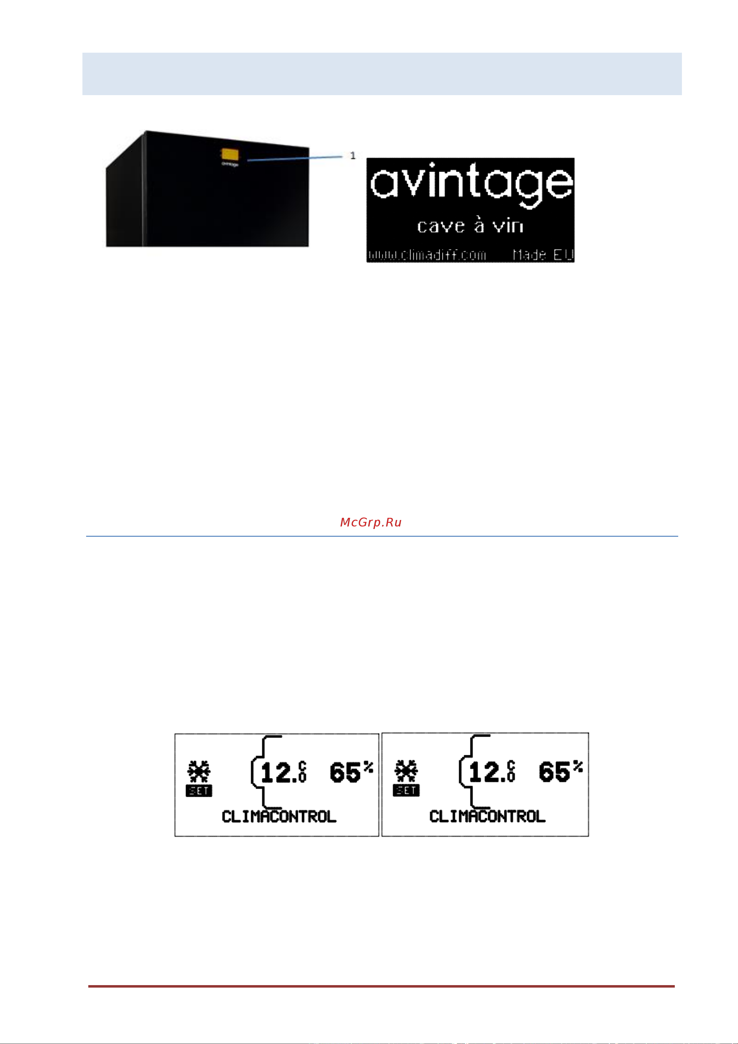 Climadiff DVA305G [15/35] Регулировка температуры