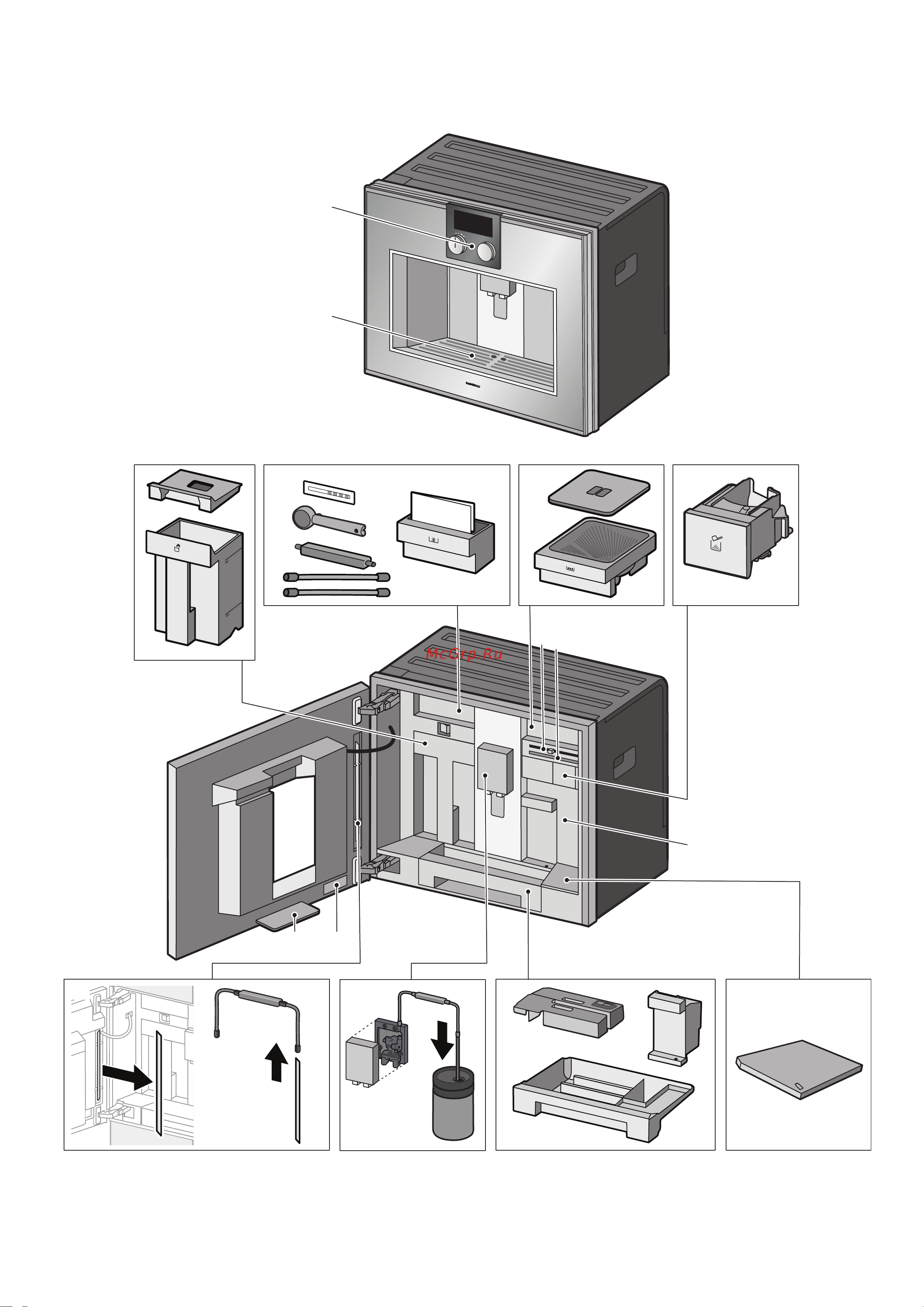 Gaggenau CMP 250 111 [6/32] Конструкция и компоненты