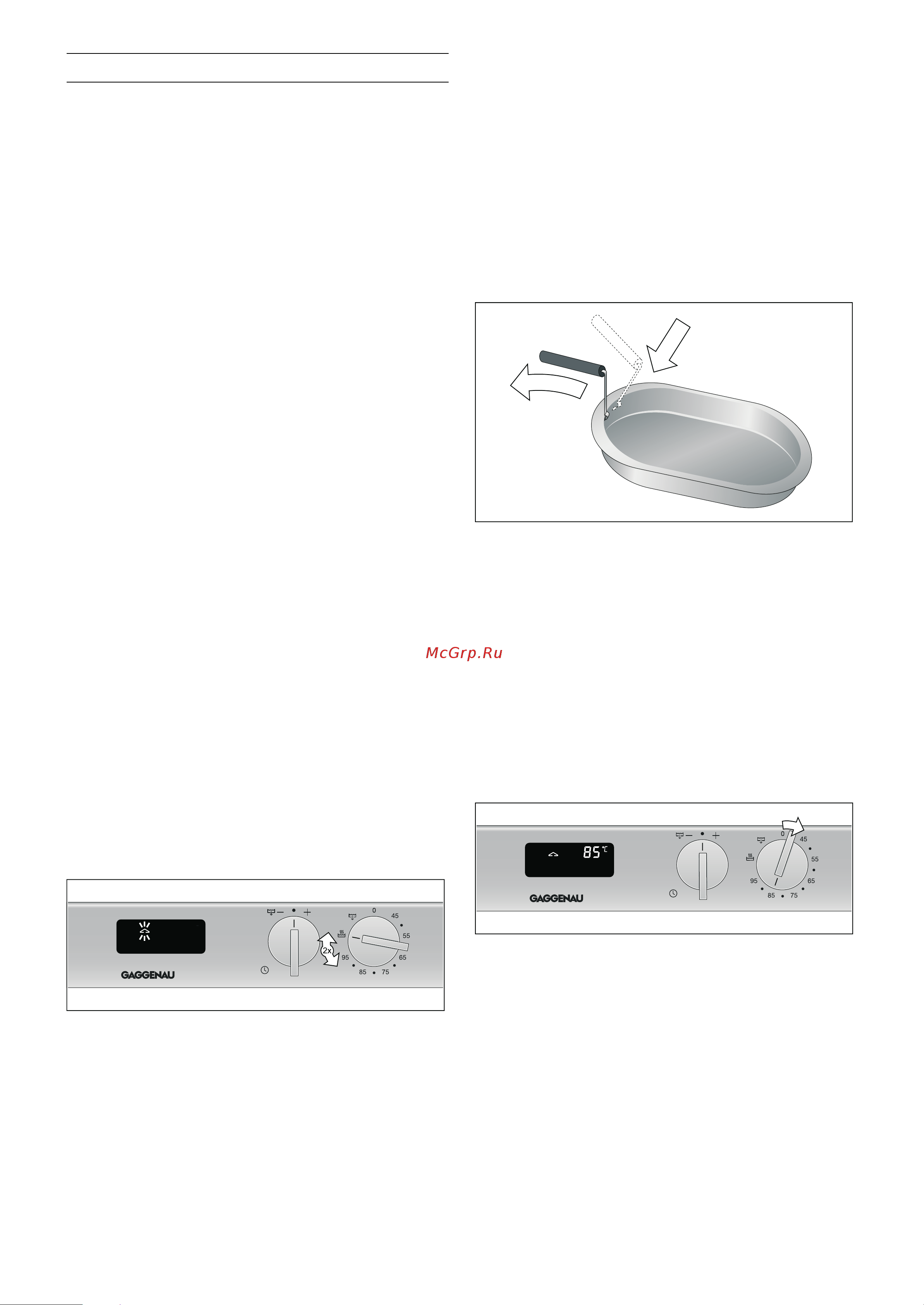 Gaggenau VK 230 134 [21/56] Ovládání