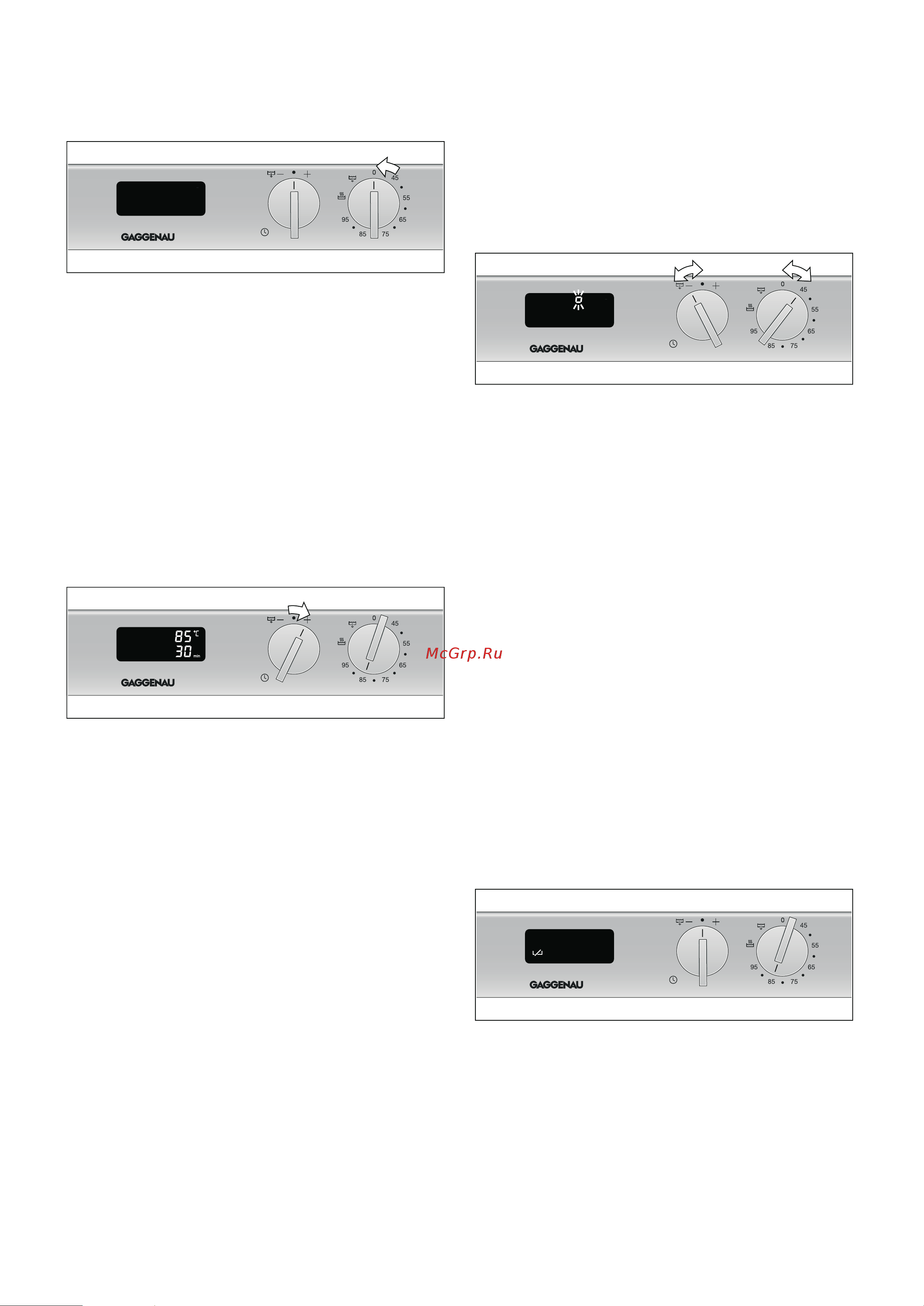 Gaggenau VK 230 134 [22/56] Dětská pojistka