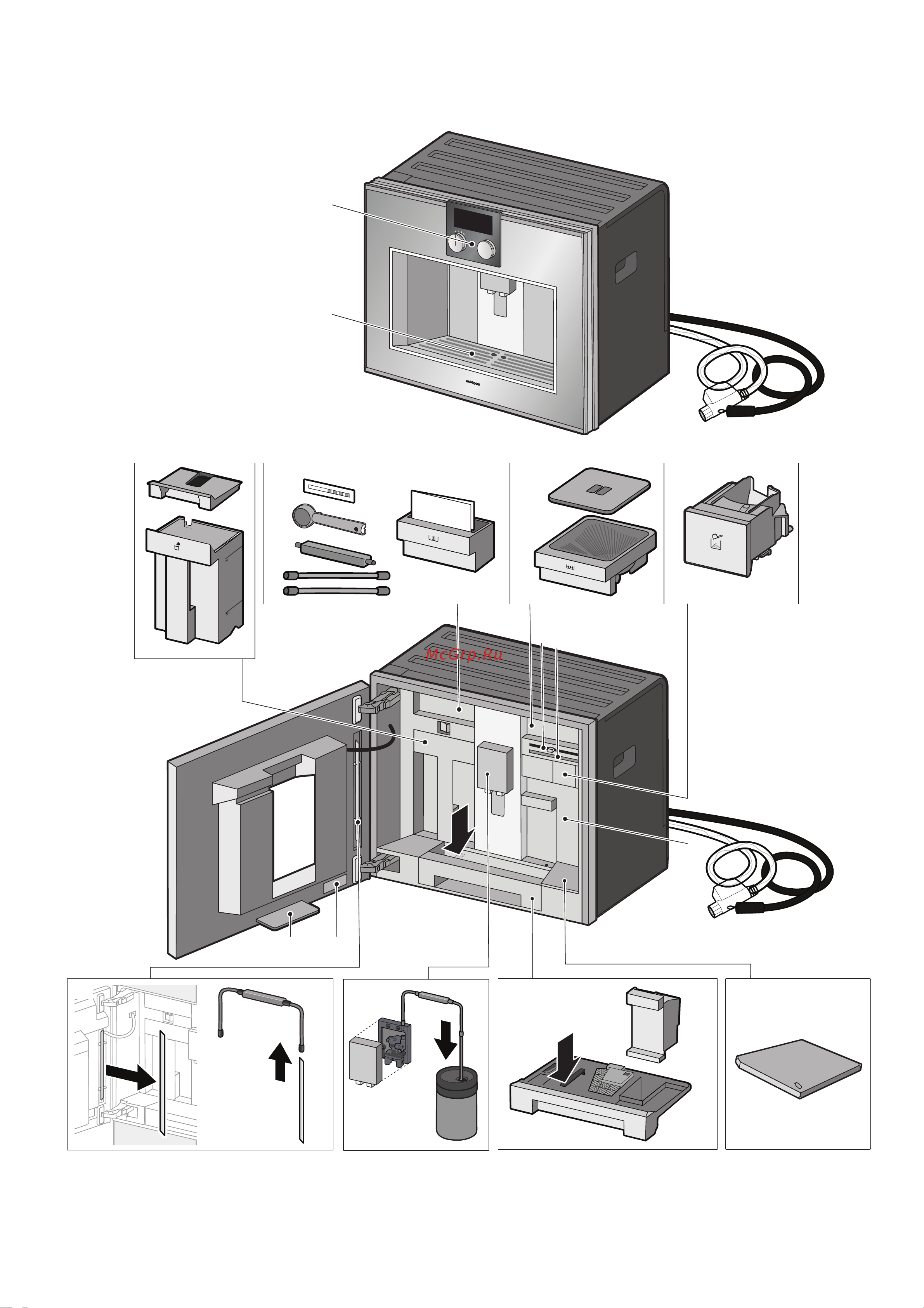 Gaggenau CMP 270 111 [6/32] Конструкция и компоненты