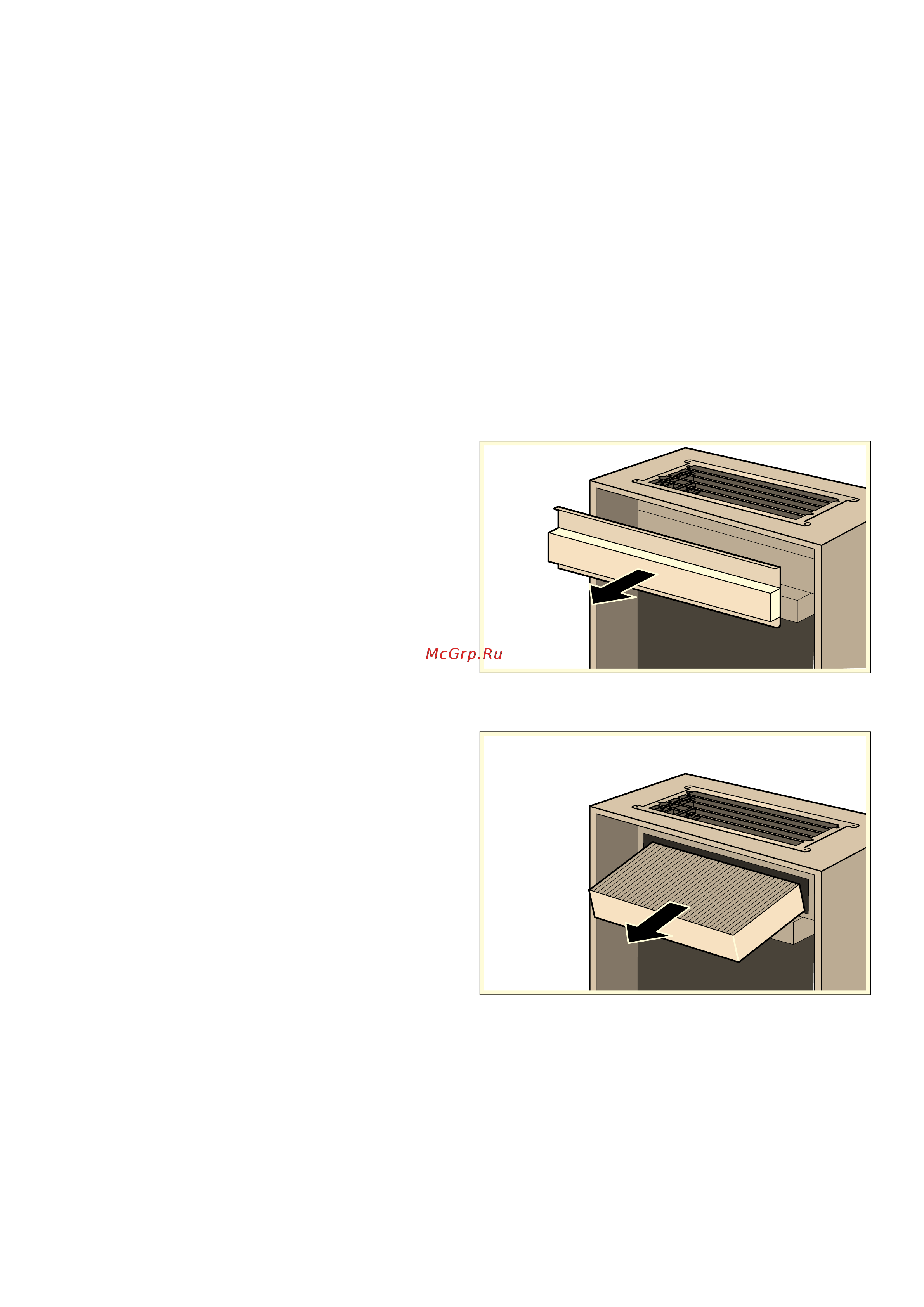 Gaggenau AC 200 191 [8/36] Aktif karbon filtresinin sökülmesi sadece havalandırma işletiminde