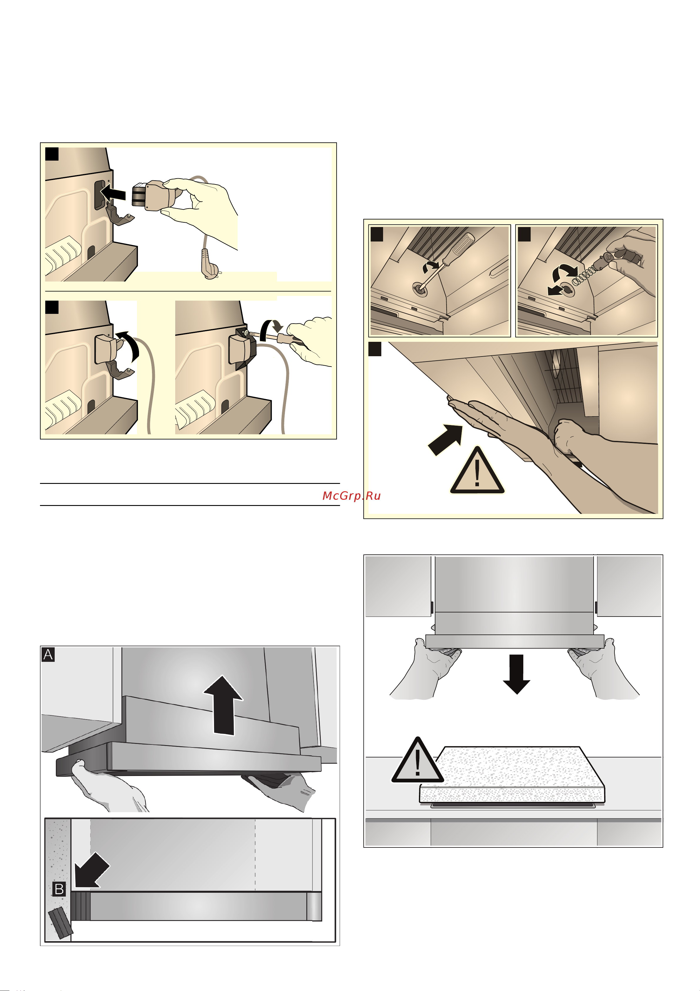 Gaggenau AF 210 161 [66/68] Instalacja