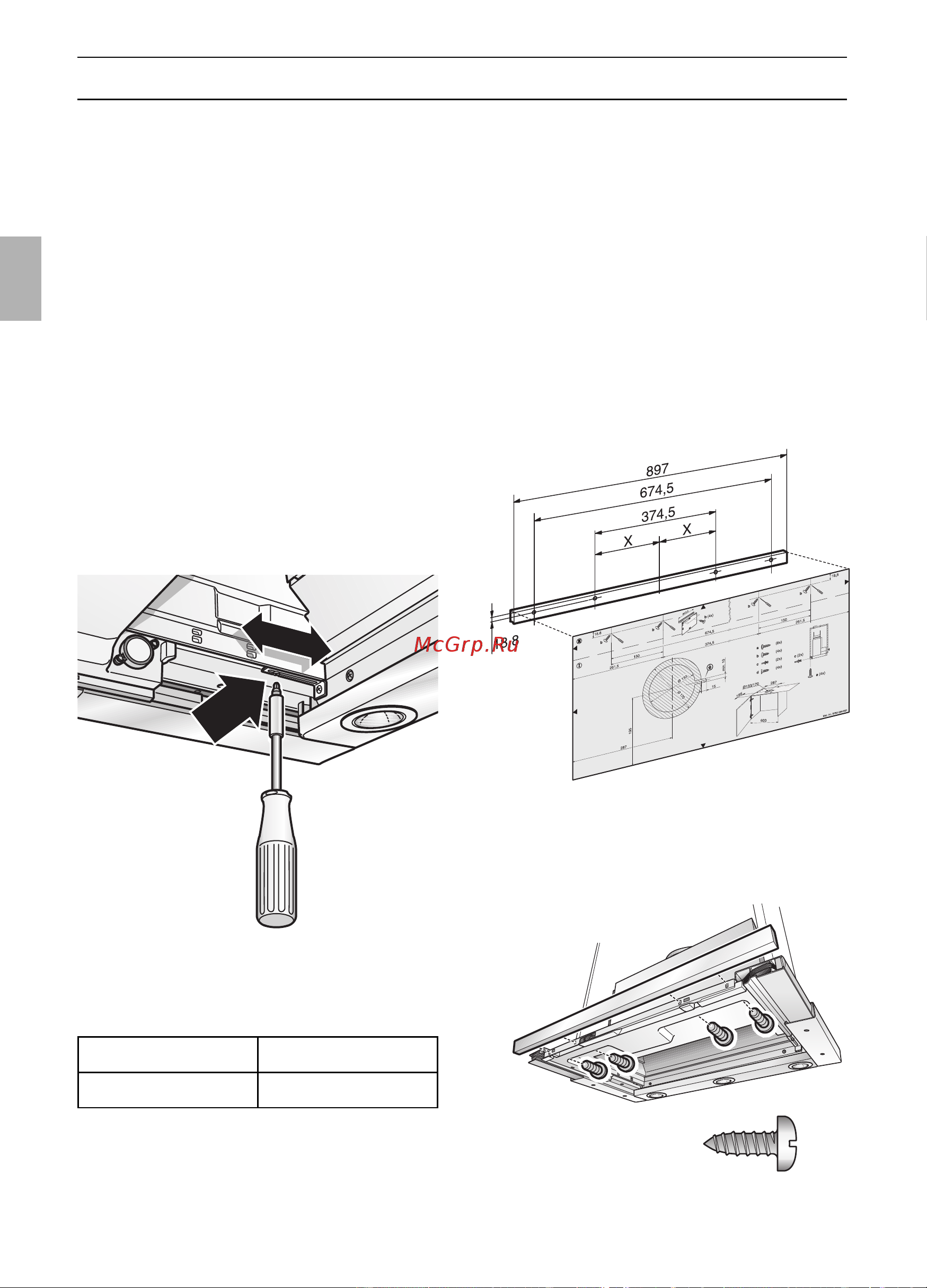 Gaggenau AF 280 190 [16/132] Einbauen in den oberschrank