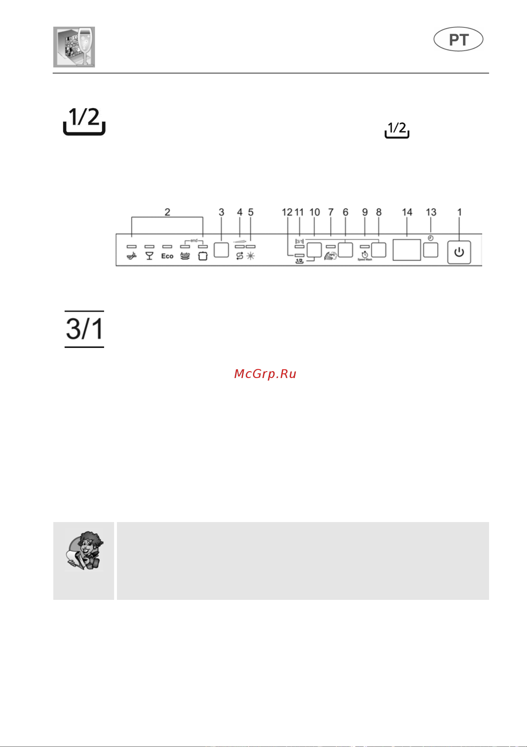 Fulgor Milano FDW 8291 [42/132] Instruções para o utilizador