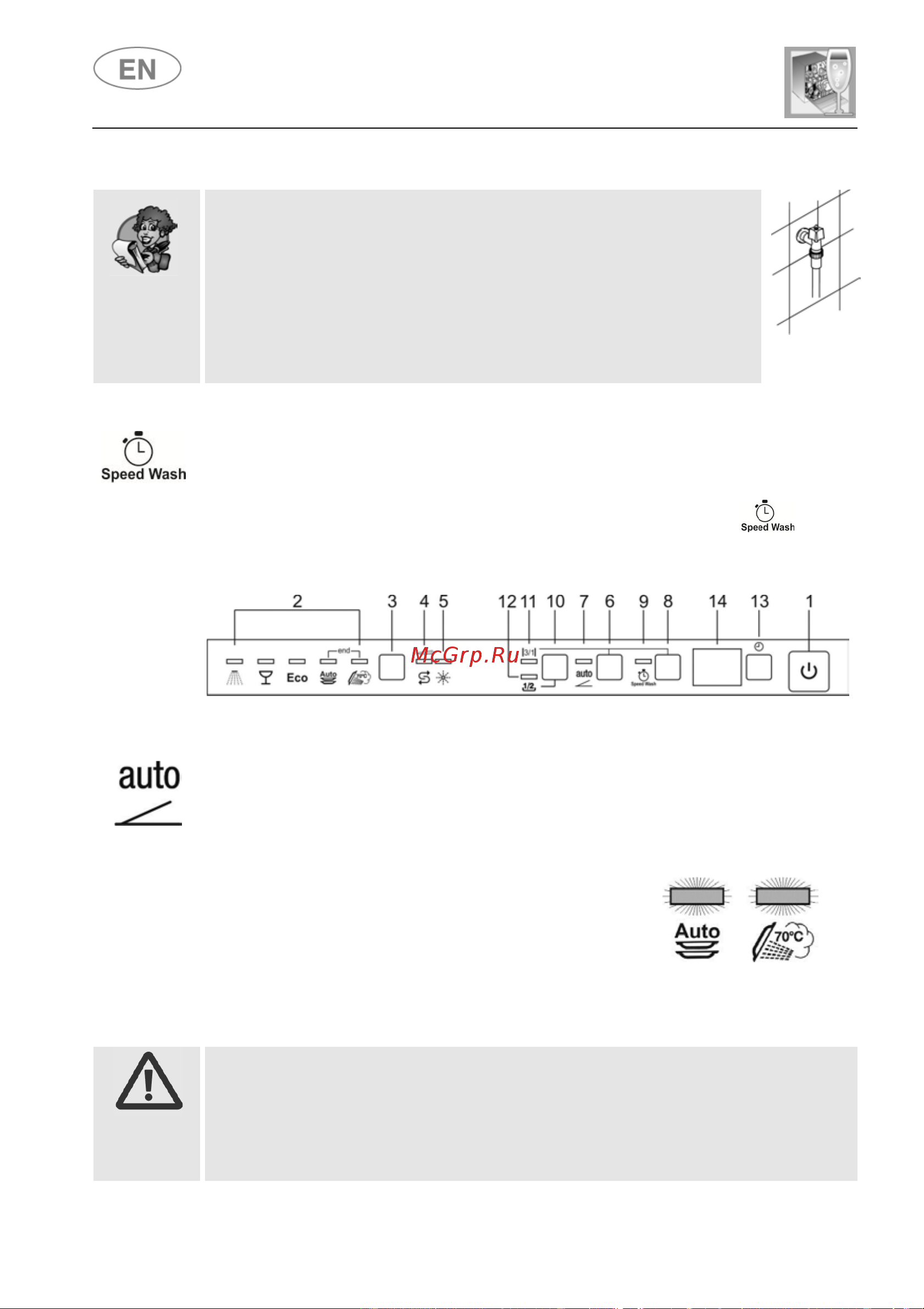 Fulgor Milano FDW 8293 Pto [42/132] User instructions