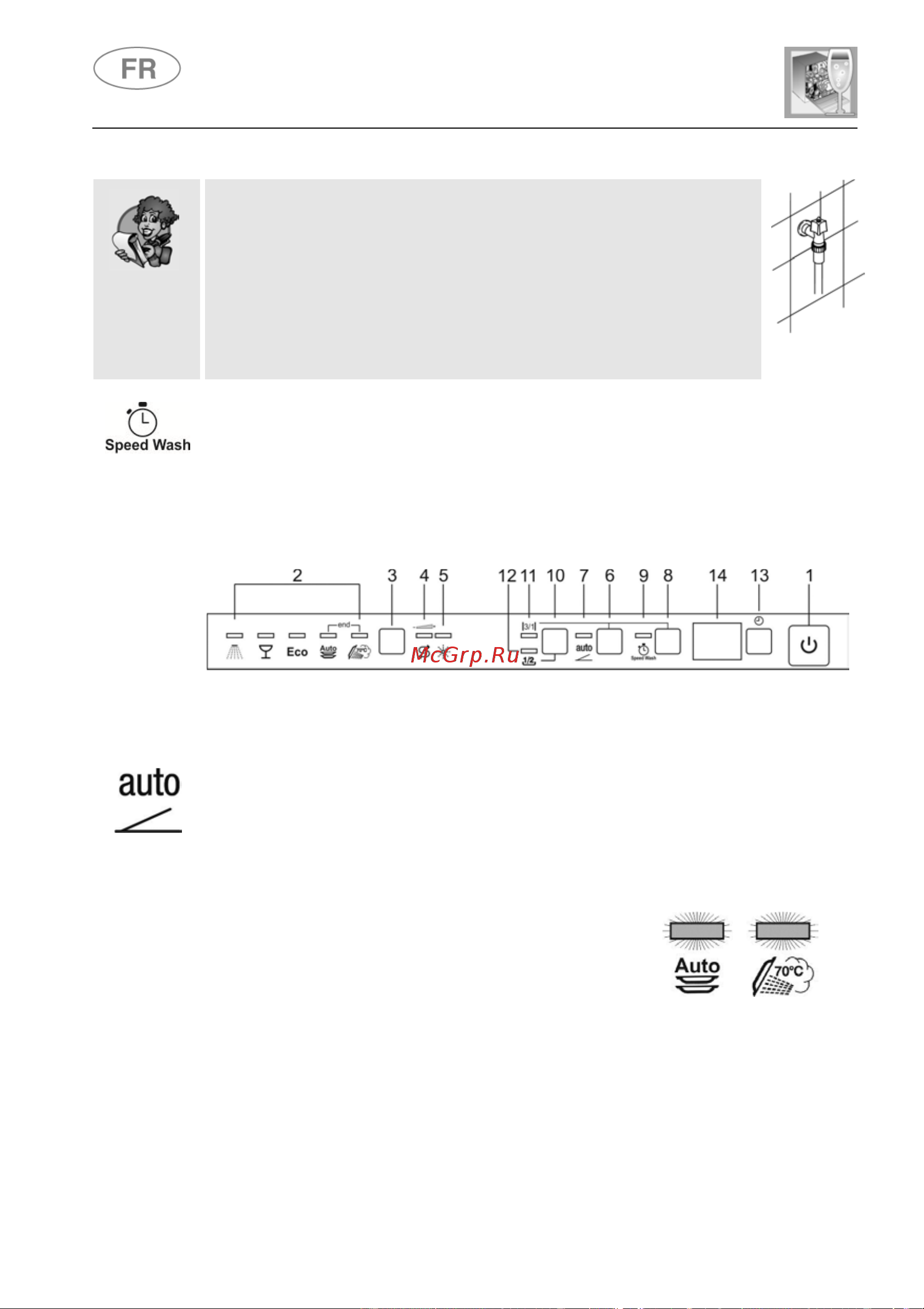 Fulgor Milano FDW 8293 Pto [74/132] Instructions pour l utilisateur