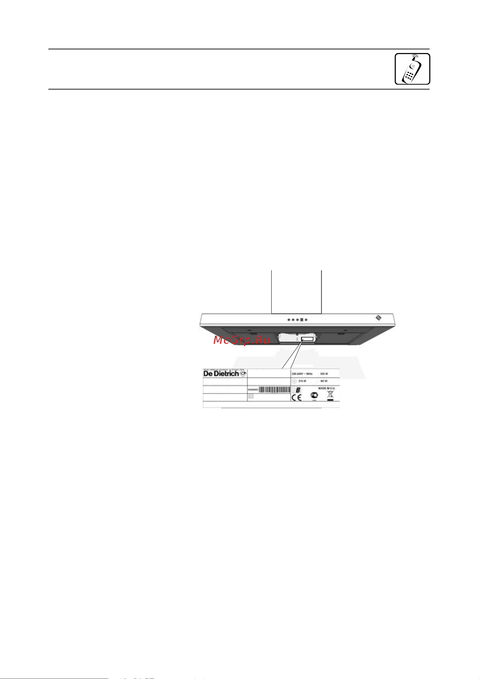 De Dietrich DHB7952X [116/128] Verbraucherservice