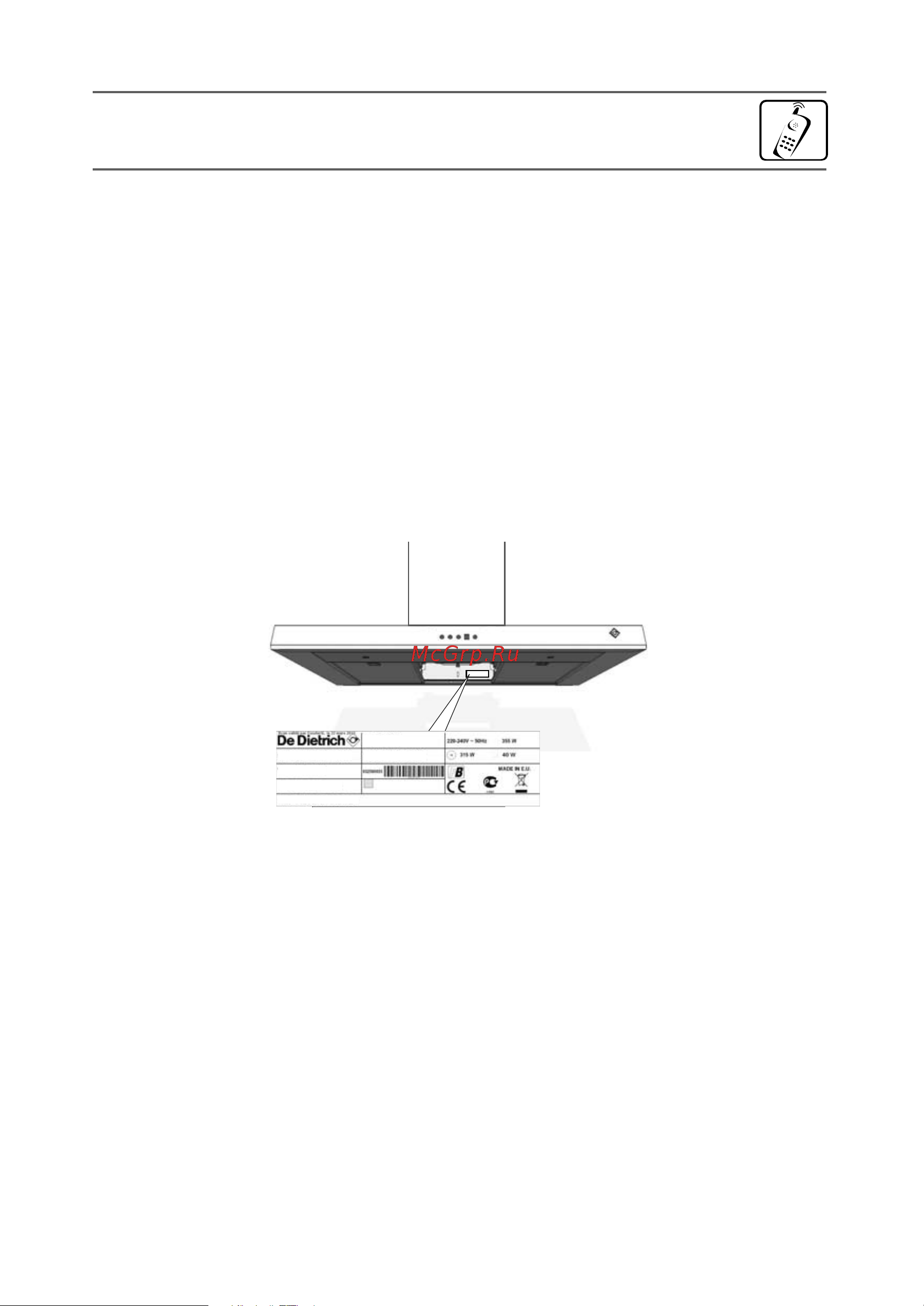De Dietrich DHB7952X [31/128] Customer service