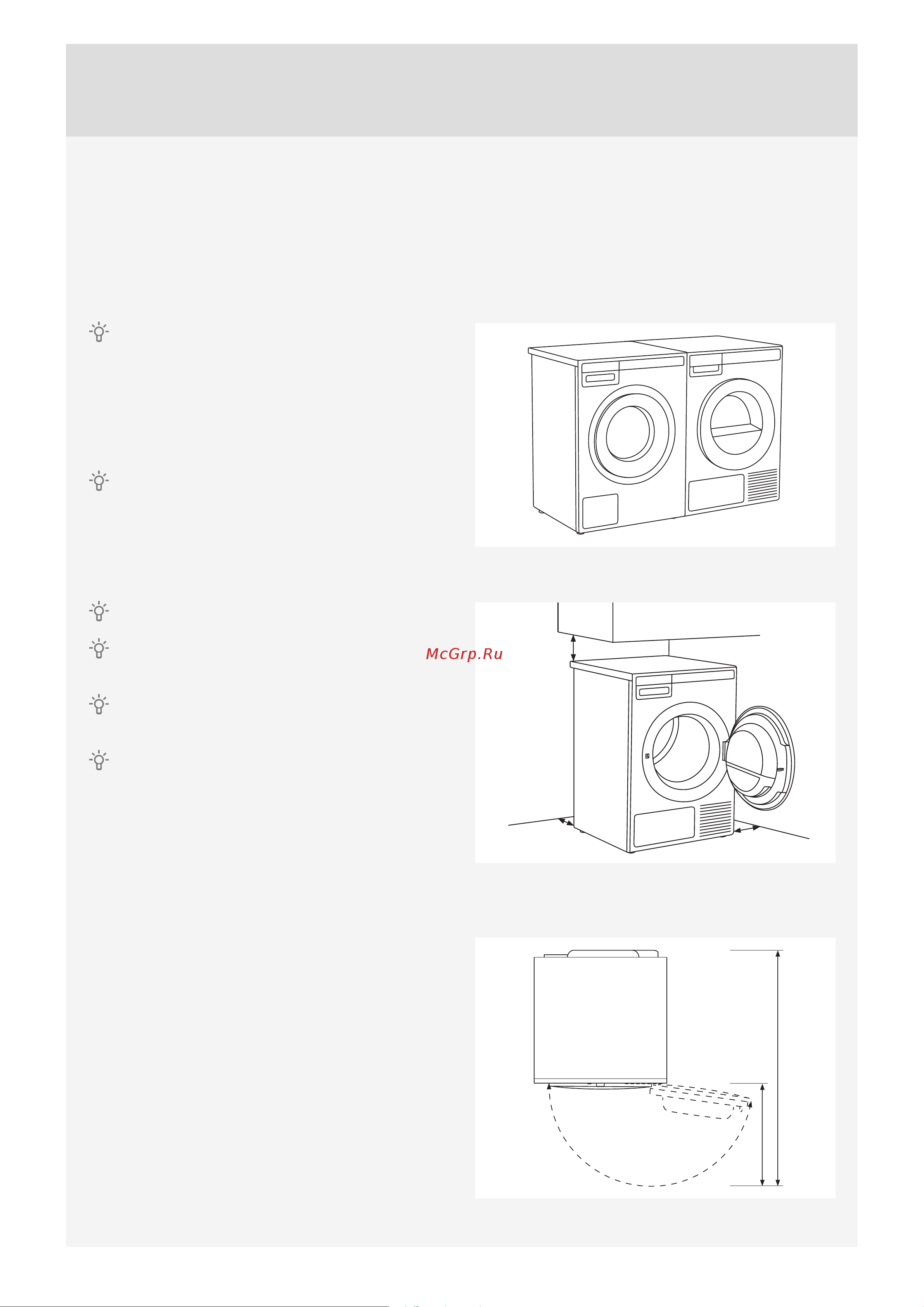 Asko T208C.W [9/44] Plaatsing en aansluiting