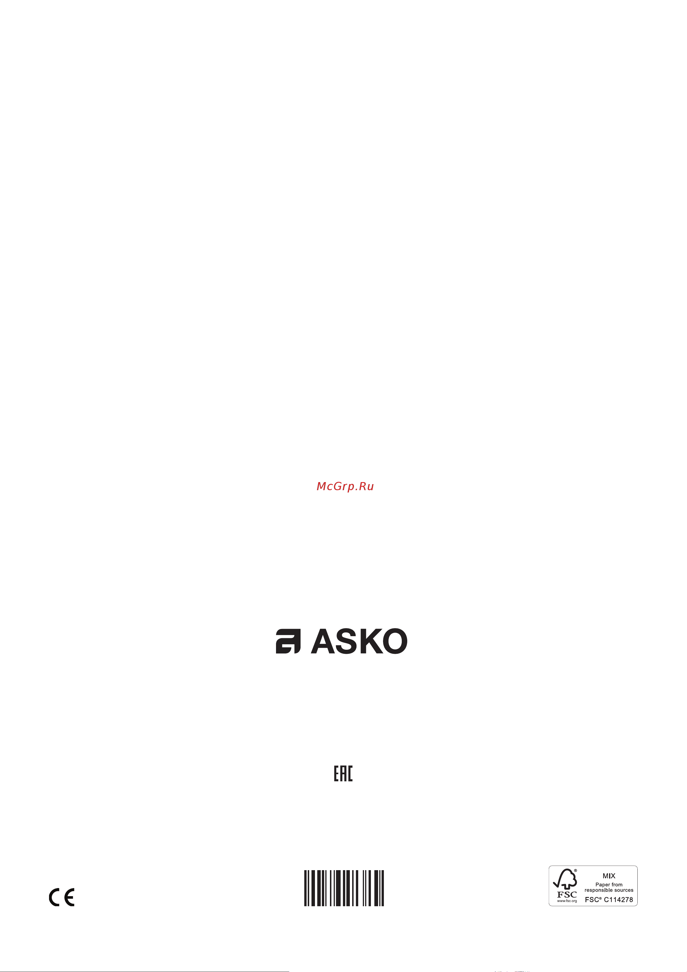 Asko T608HX.W [52/52] Gorenje partizanska 12 3320 velenje slovenija www asko com