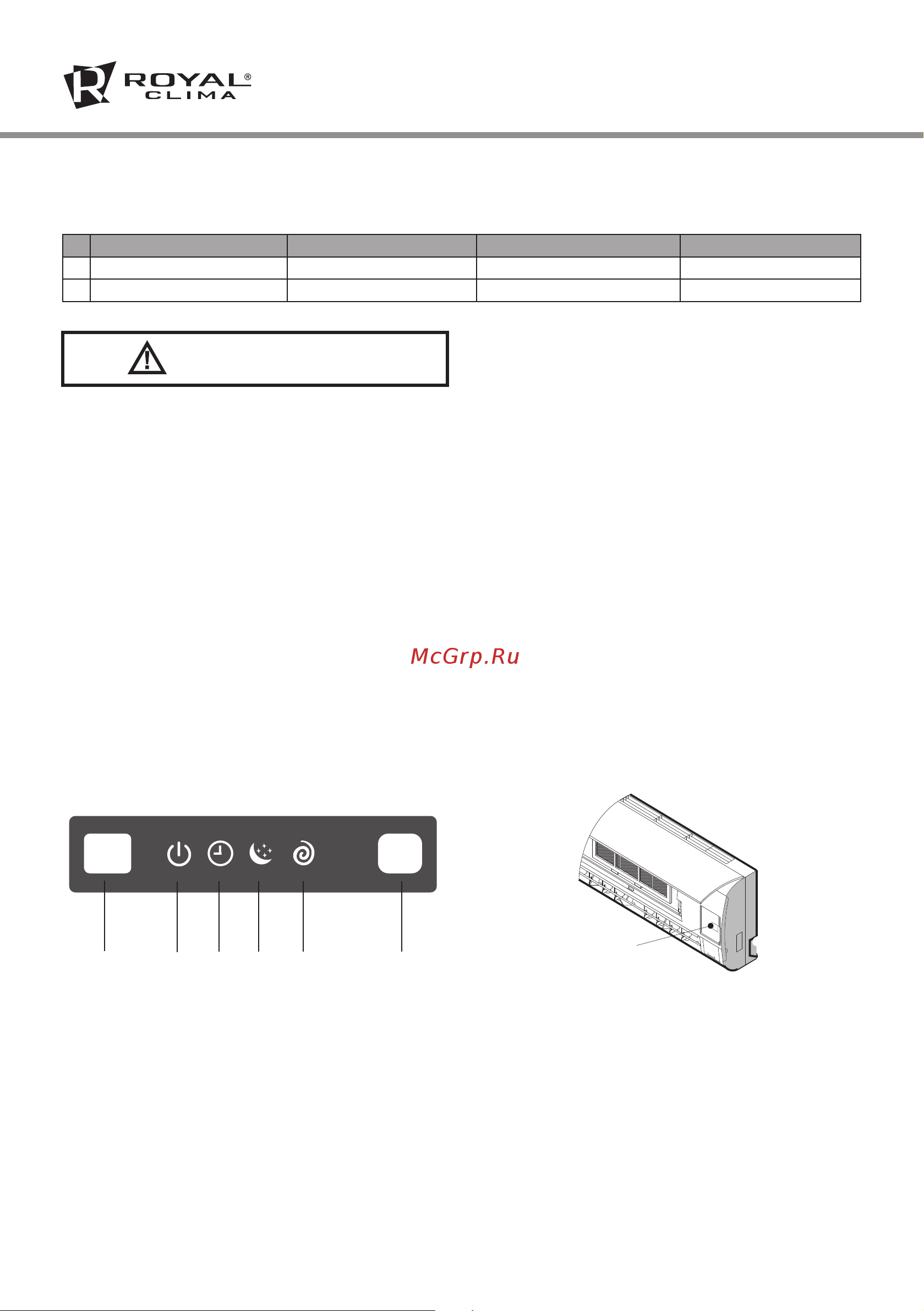 Royal Clima серия Apollo Inverter [6/20] Условия эксплуатации кондиционера