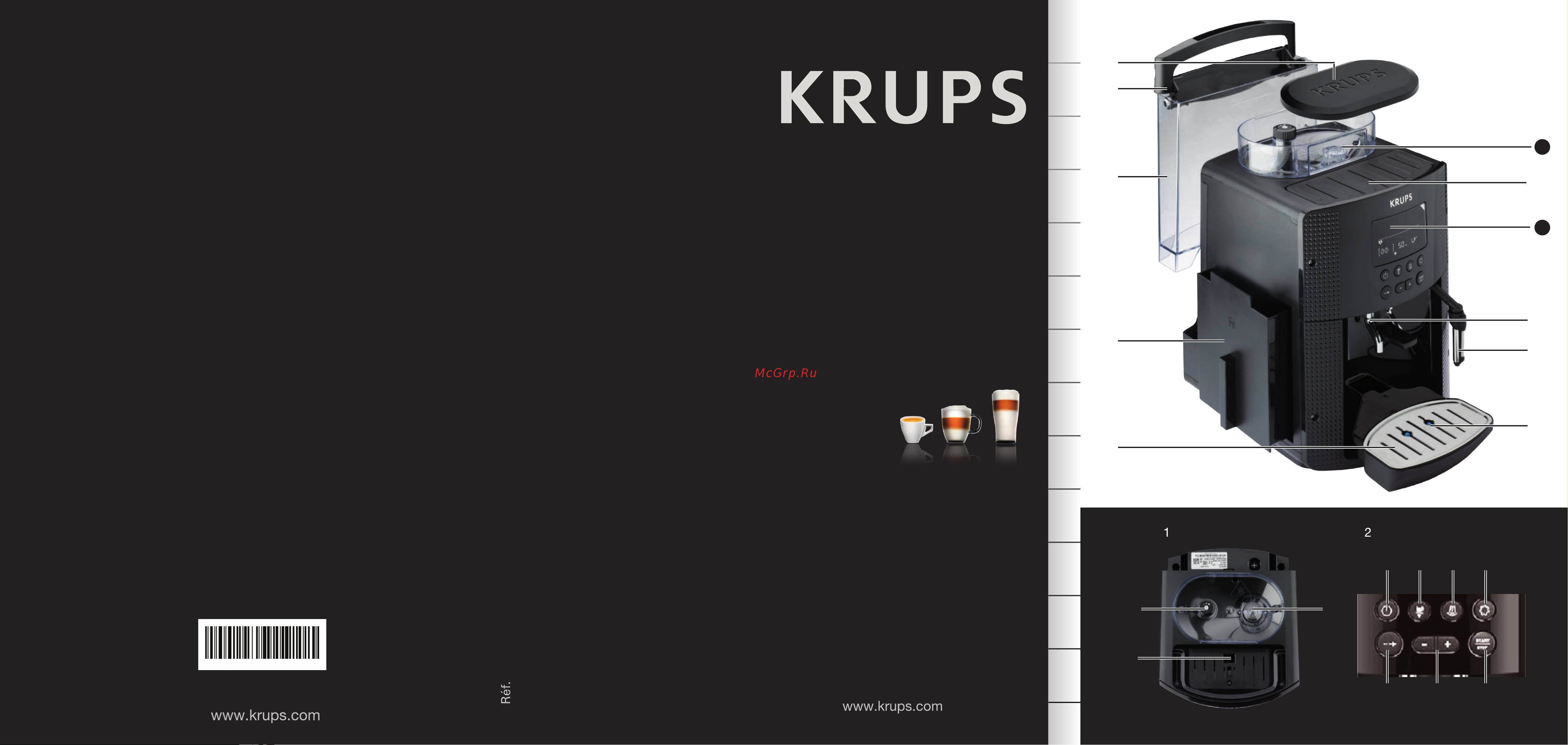 Krups EA81R870 Руководство по эксплуатации онлайн