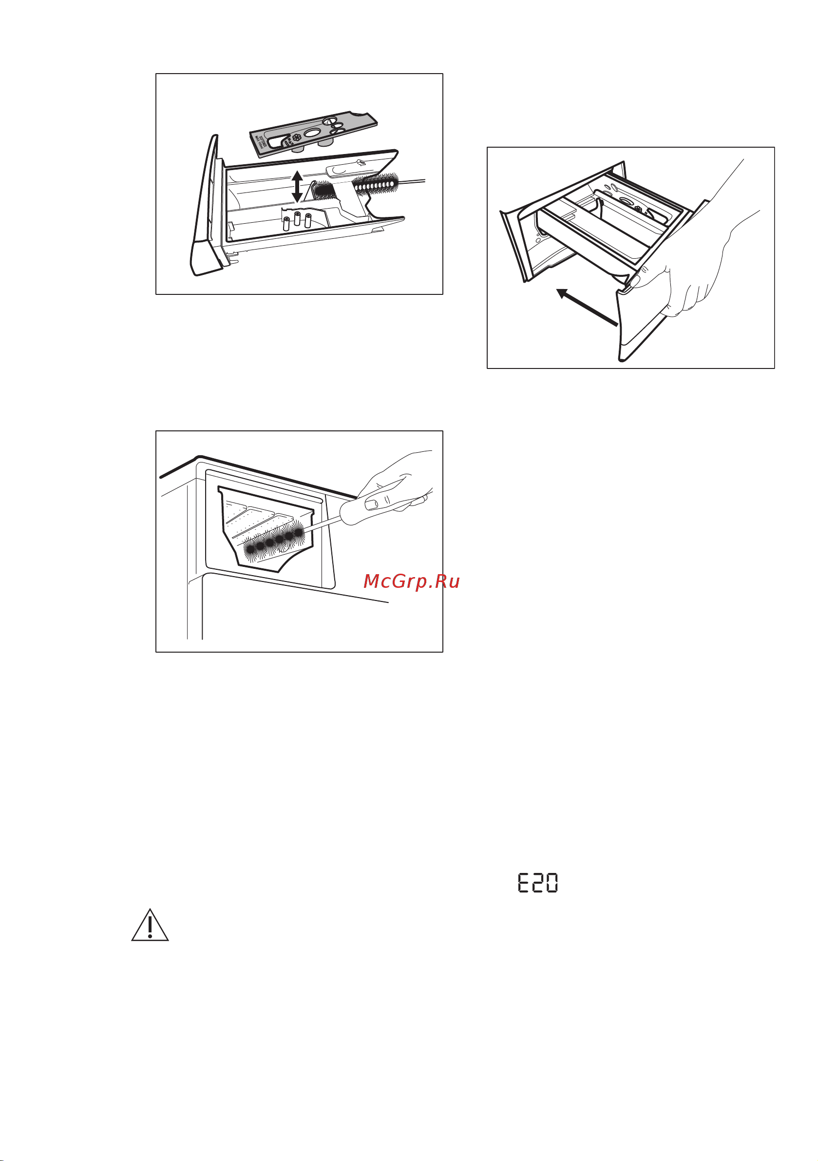 Electrolux 914916006 [31/80] Очистка фильтра сливного насоса