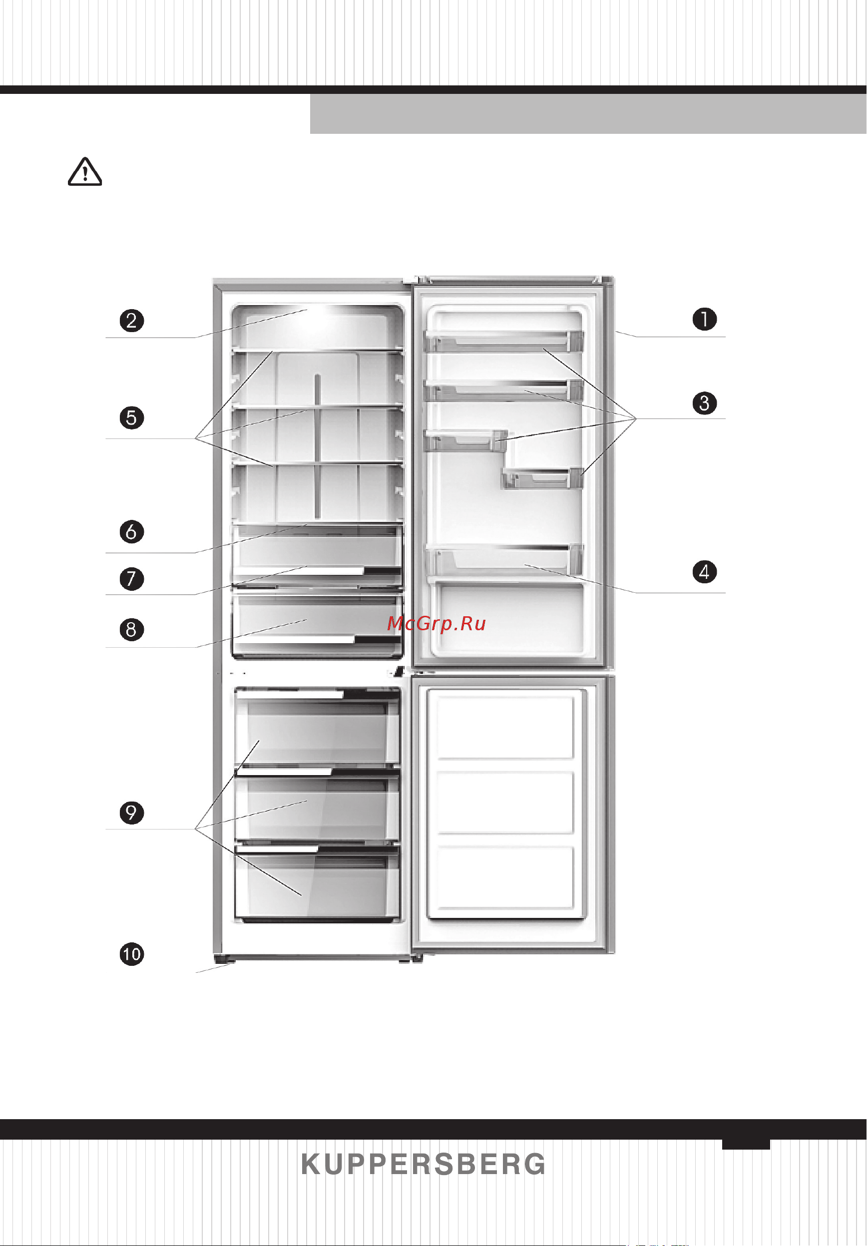 Kuppersberg NOFF 19565 C [3/48] Refrigerator
