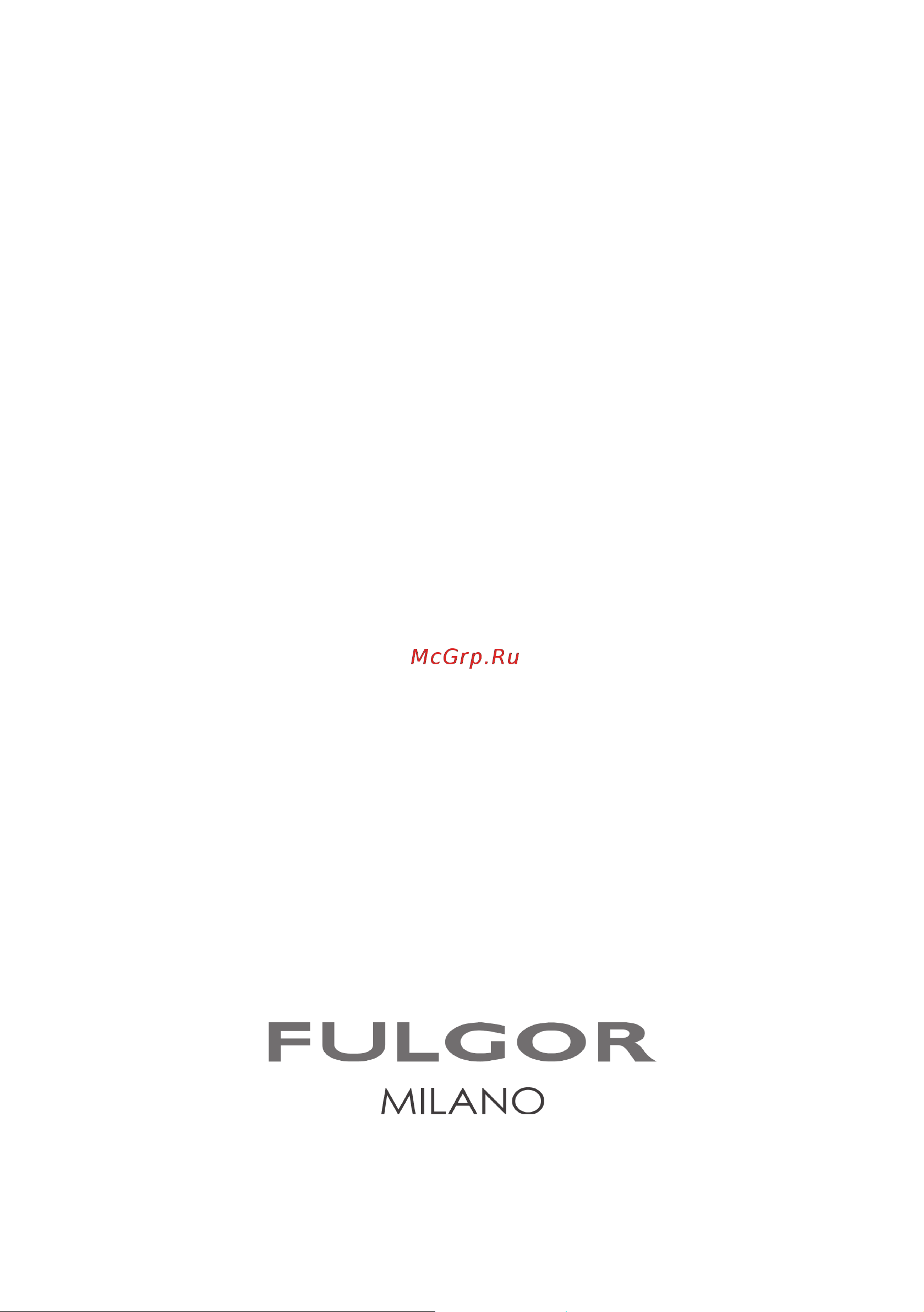 Fulgor Milano SHC 9011 RC X Руководство по эксплуатации онлайн [32/32] 774152