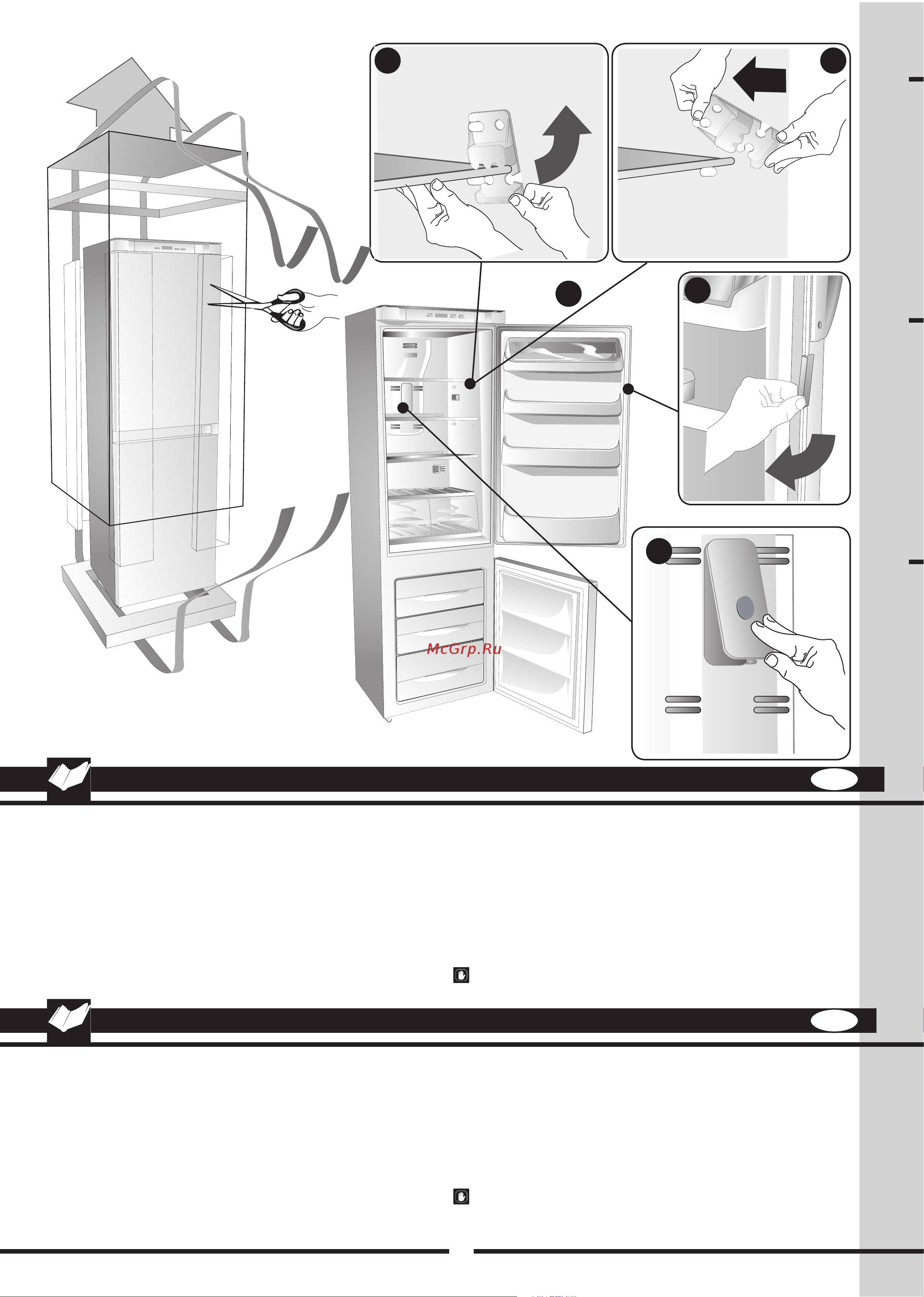 Fulgor Milano FBC 342 TNF ED [10/44] Removing the transport protection devices