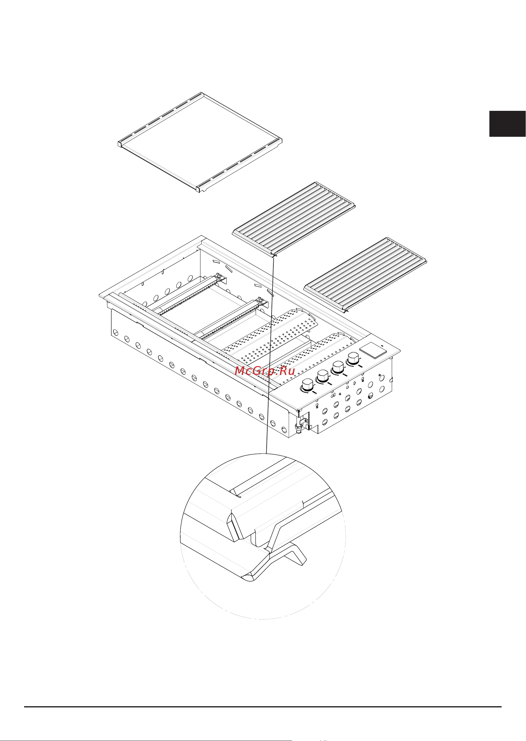 Fulgor Milano SBQ 1000 G X [15/104] Dettaglio h