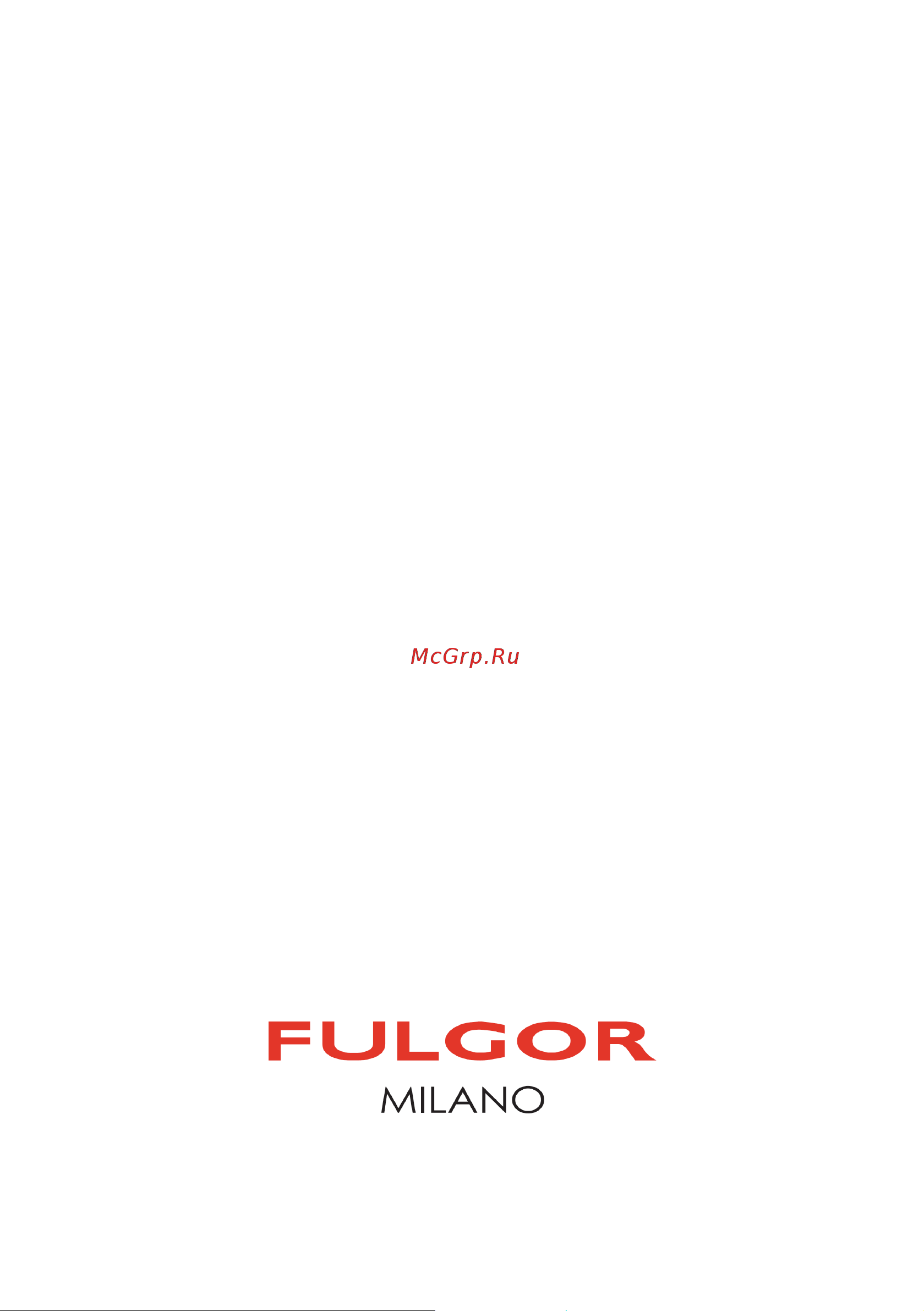 Fulgor Milano FCH 600 X [52/52] Www fulgor milano com info fulgor milano com
