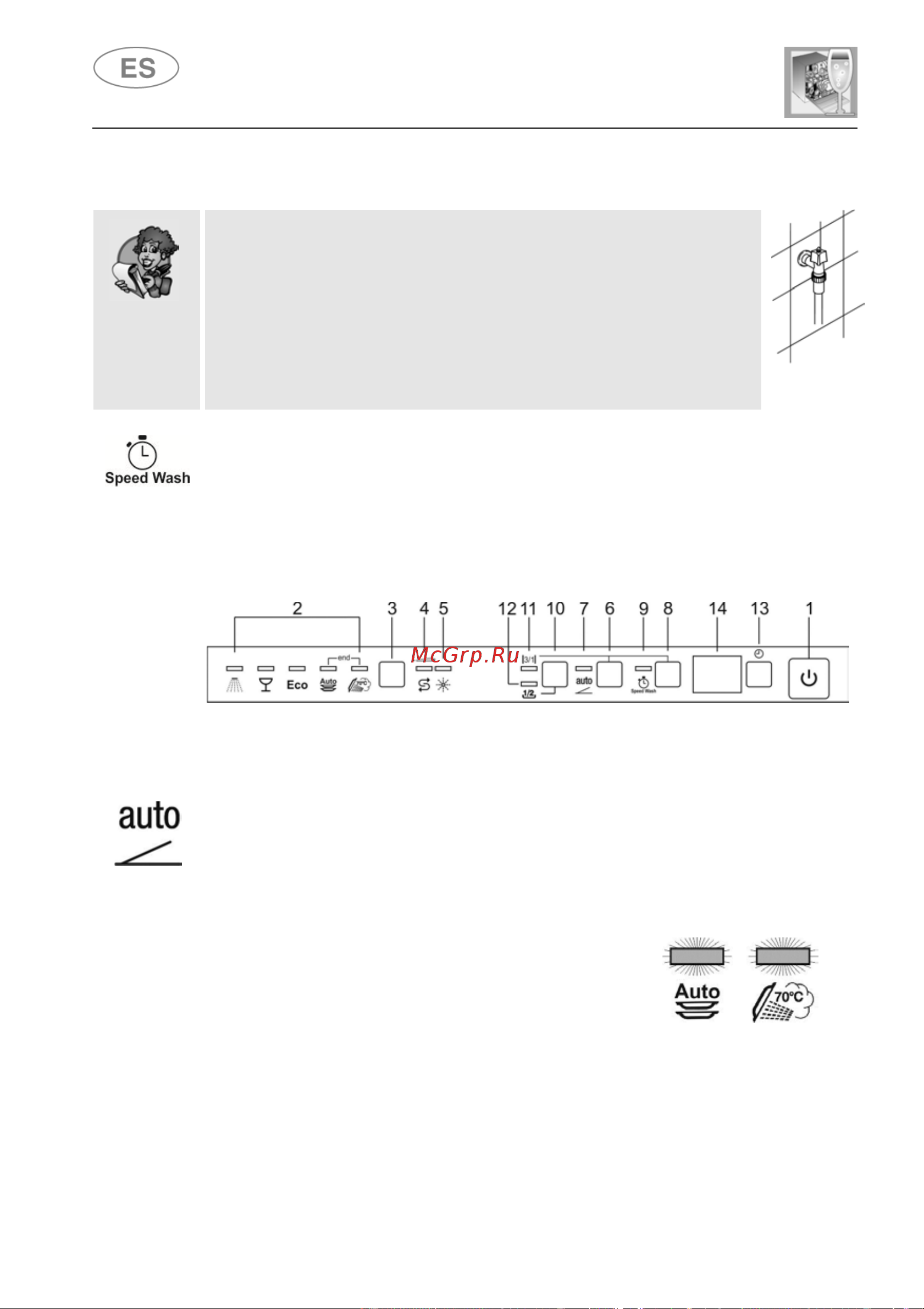 Fulgor Milano FDW 9093 [10/136] Instrucciones para el usuario