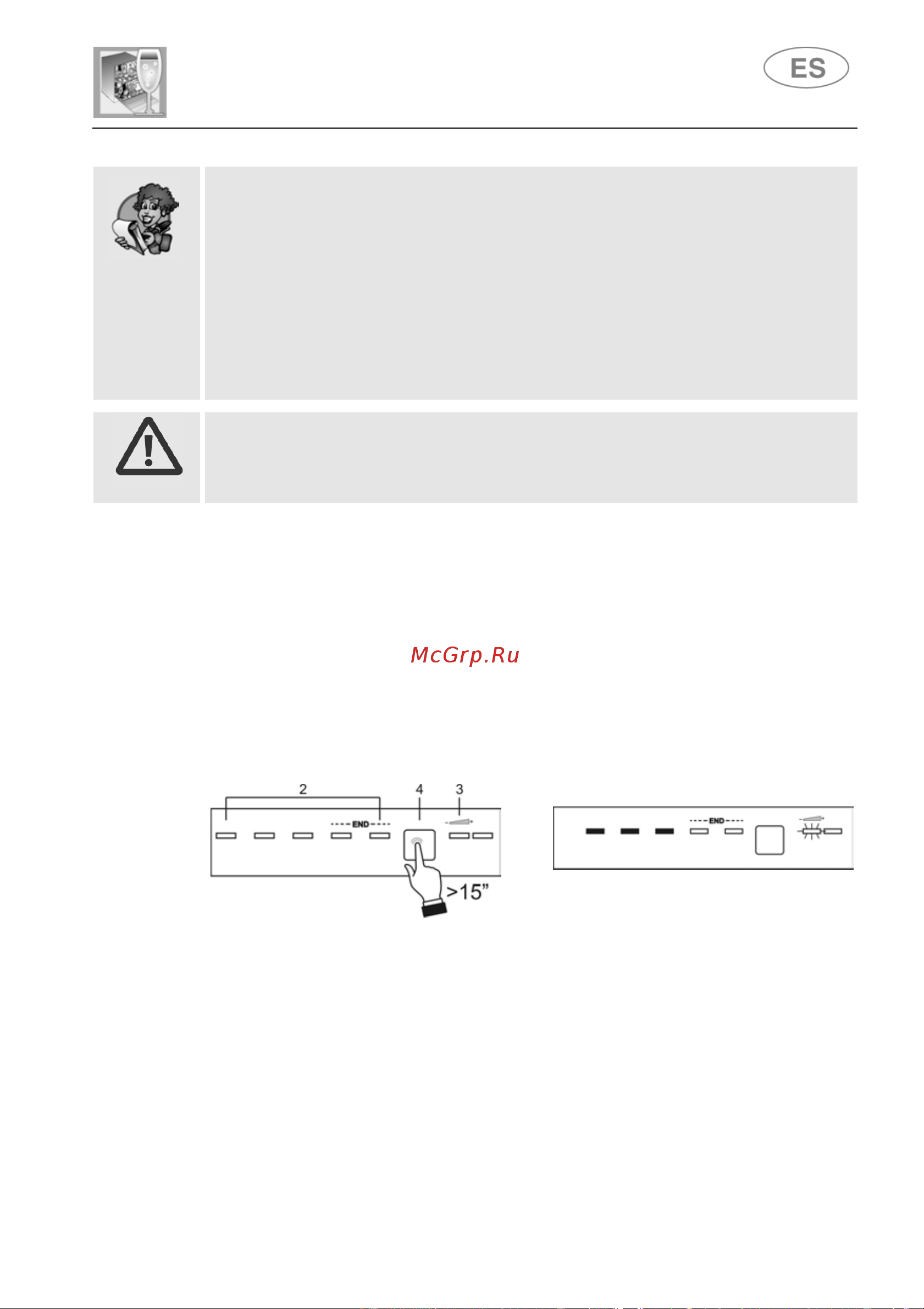 Fulgor Milano FDW 9093 [15/136] Instrucciones para el usuario