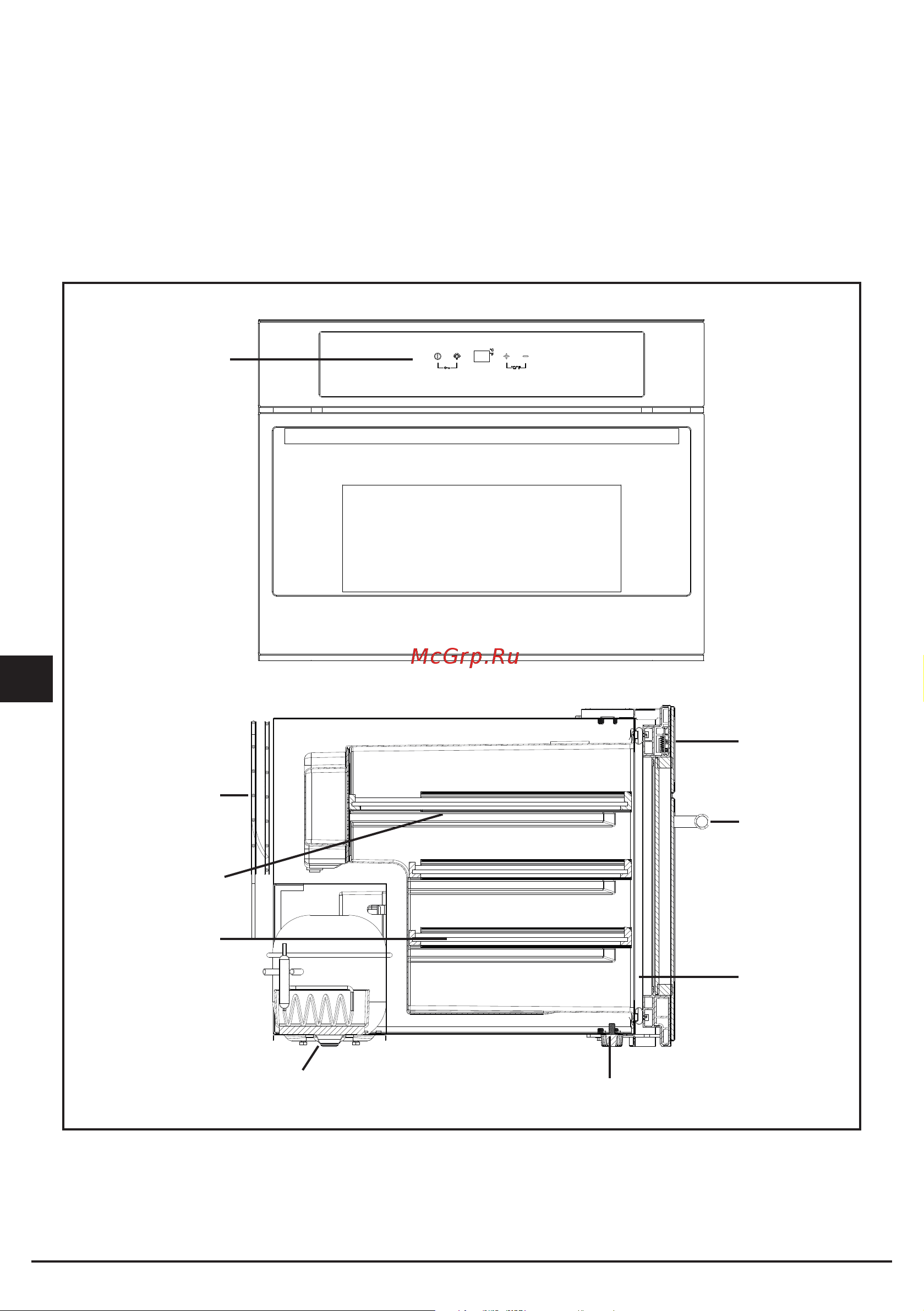Fulgor Milano FWC 4522 TC X [76/88] Estrutura e descrição