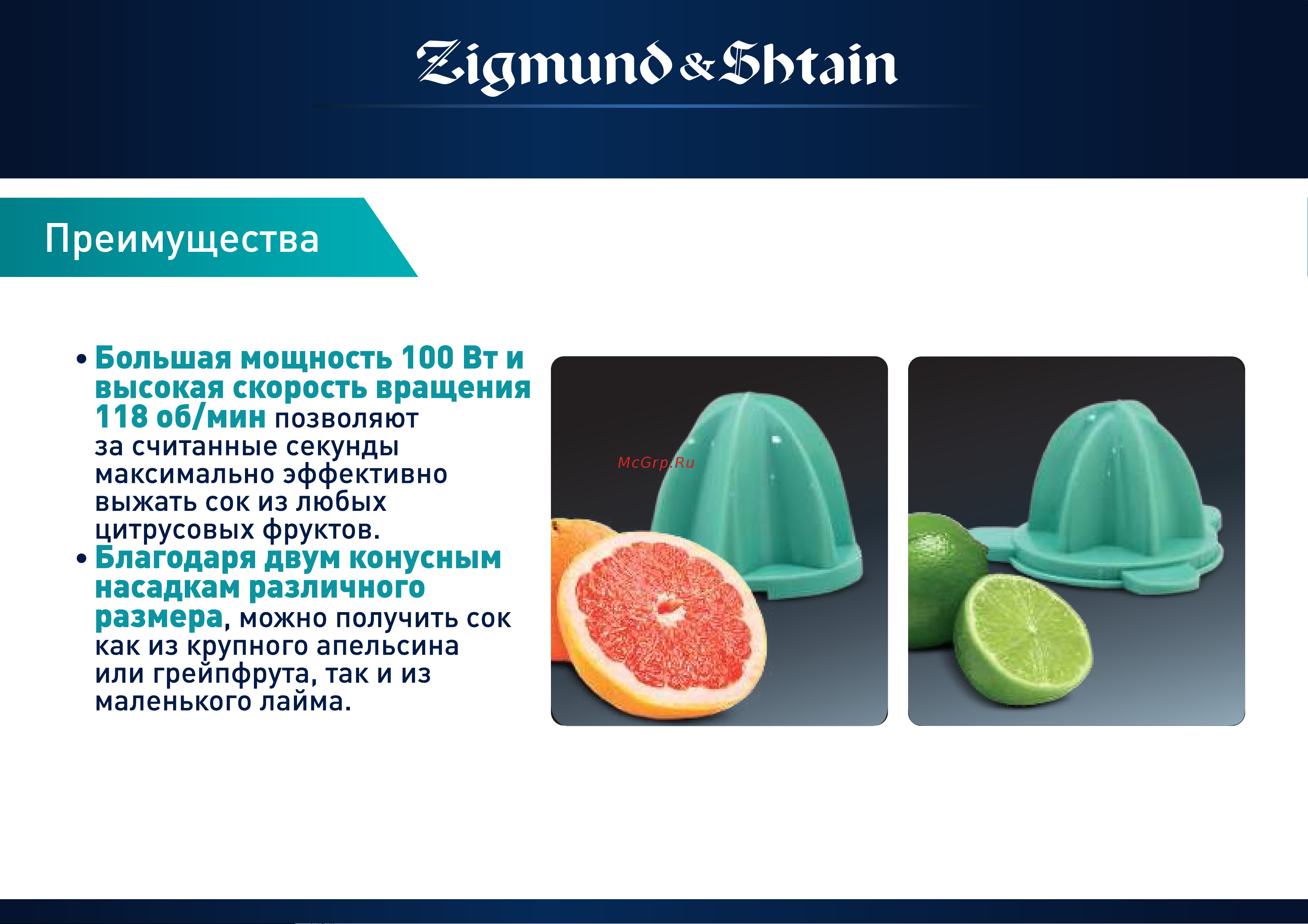 Zigmund & Shtain ECJ-745 Руководство по эксплуатации онлайн [2/7] 774187