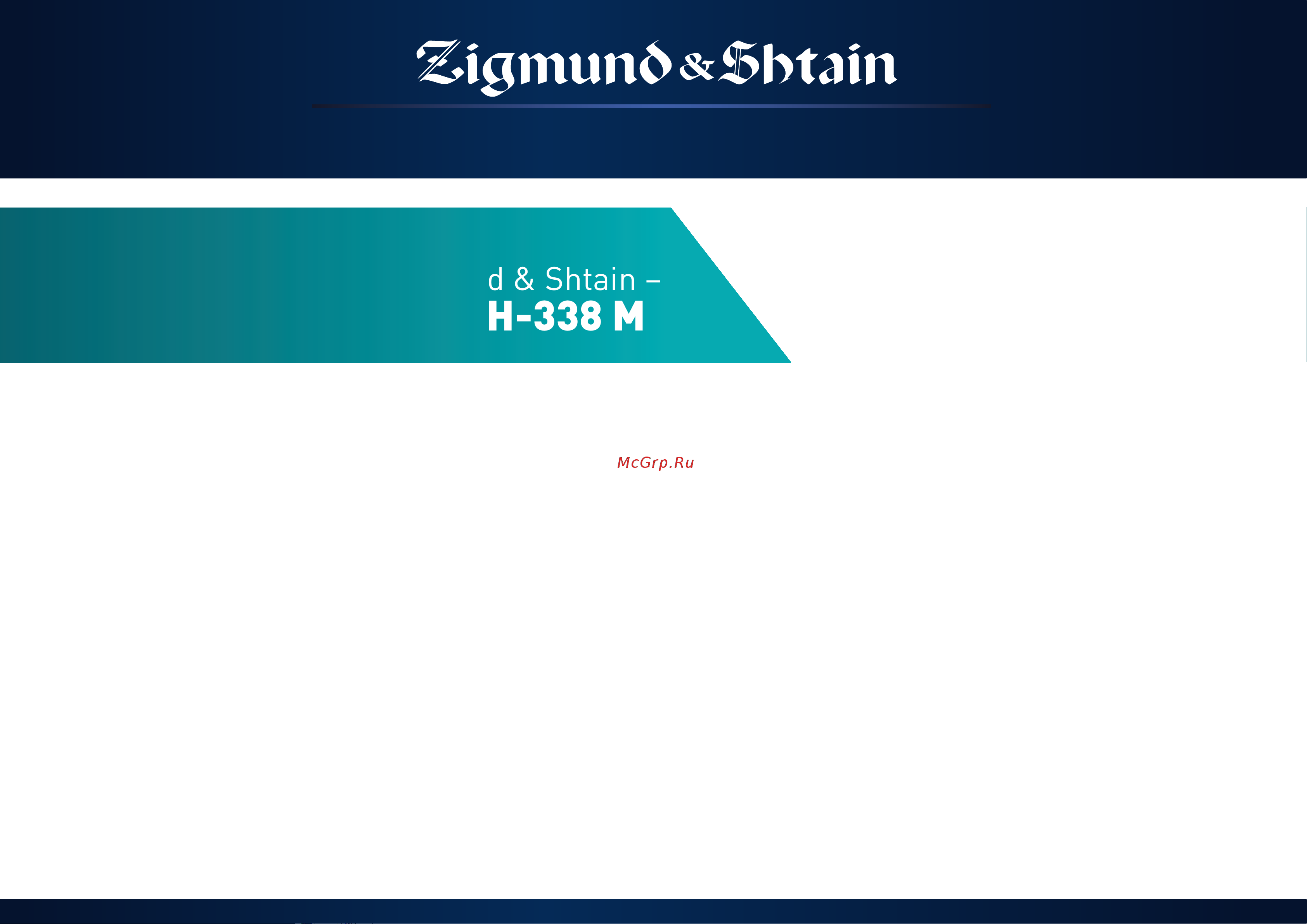 Zigmund & Shtain BH-338M [2/12] Погружной блендер вн 338 м