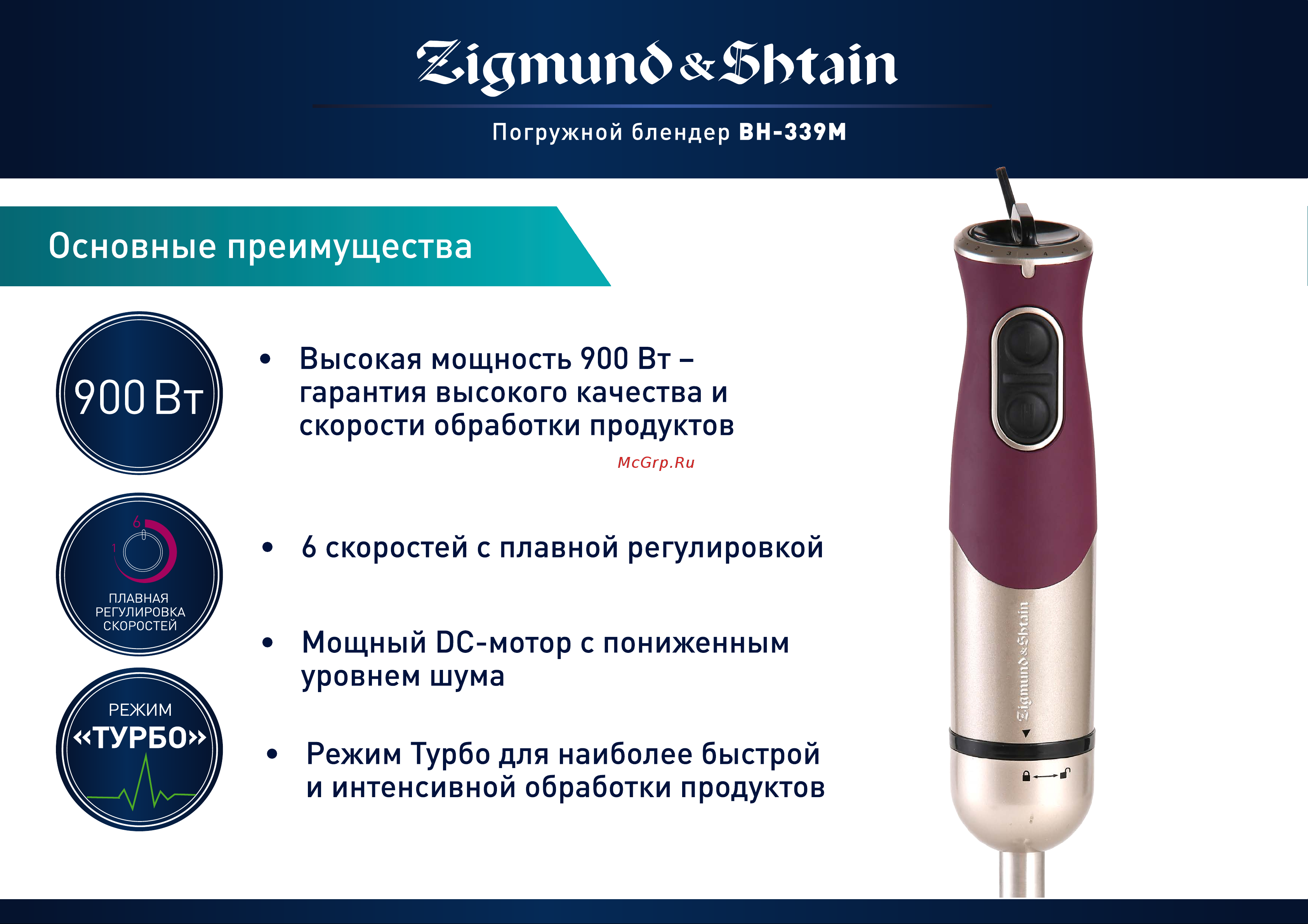 Zigmund & Shtain BH-339M Руководство по эксплуатации онлайн [6/13] 774191