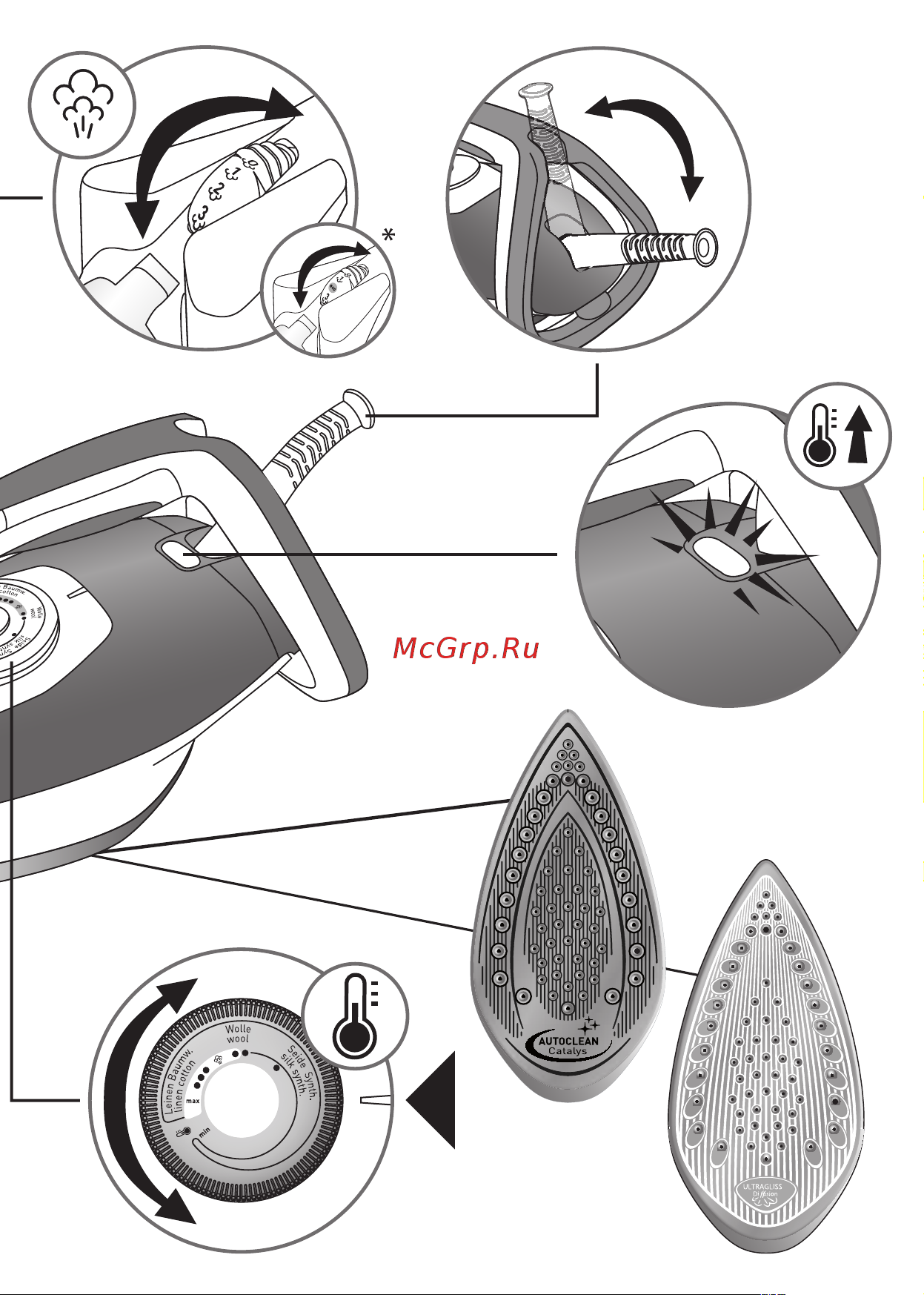 Tefal FV4887 Руководство по эксплуатации онлайн [3/98] 774231
