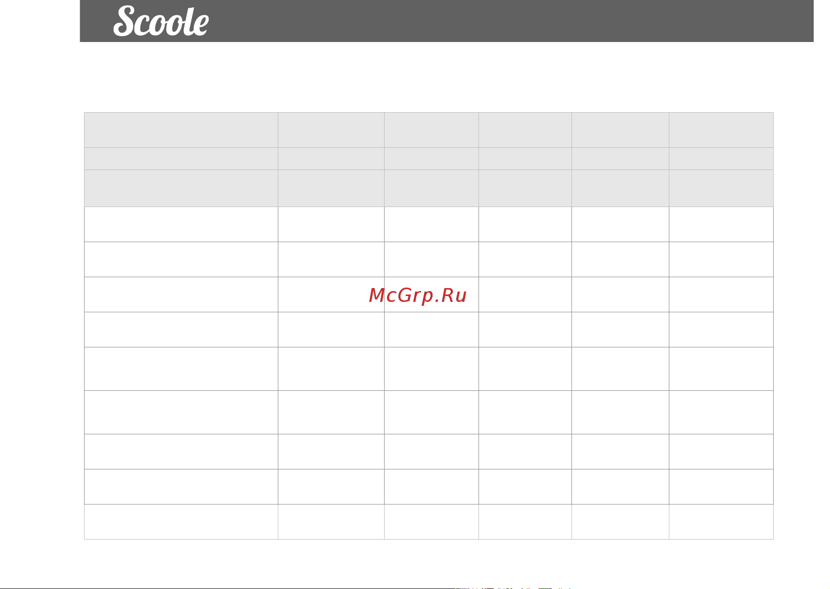 Scoole SC AC SP9 12H-K [6/28] Технические характеристики
