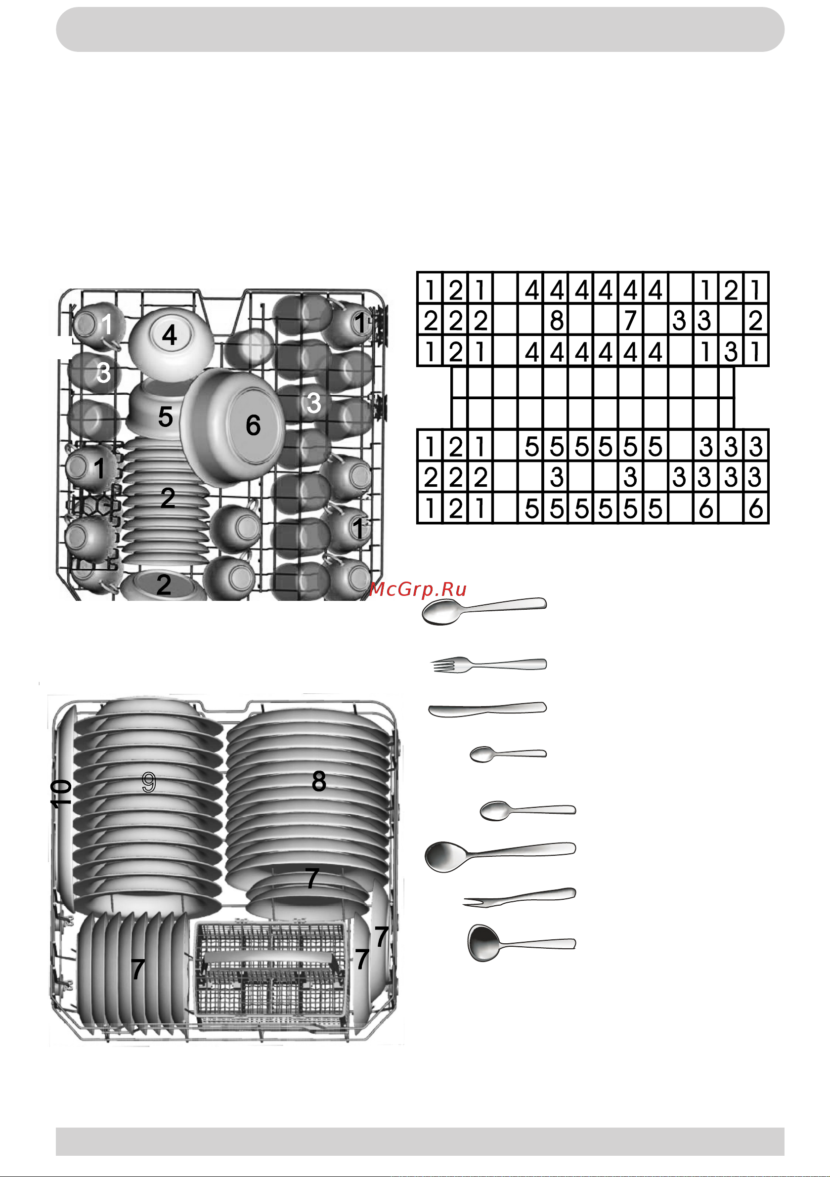Hansa ZWM616WH [19/28] Загрузка посуды в посудомоечную машину
