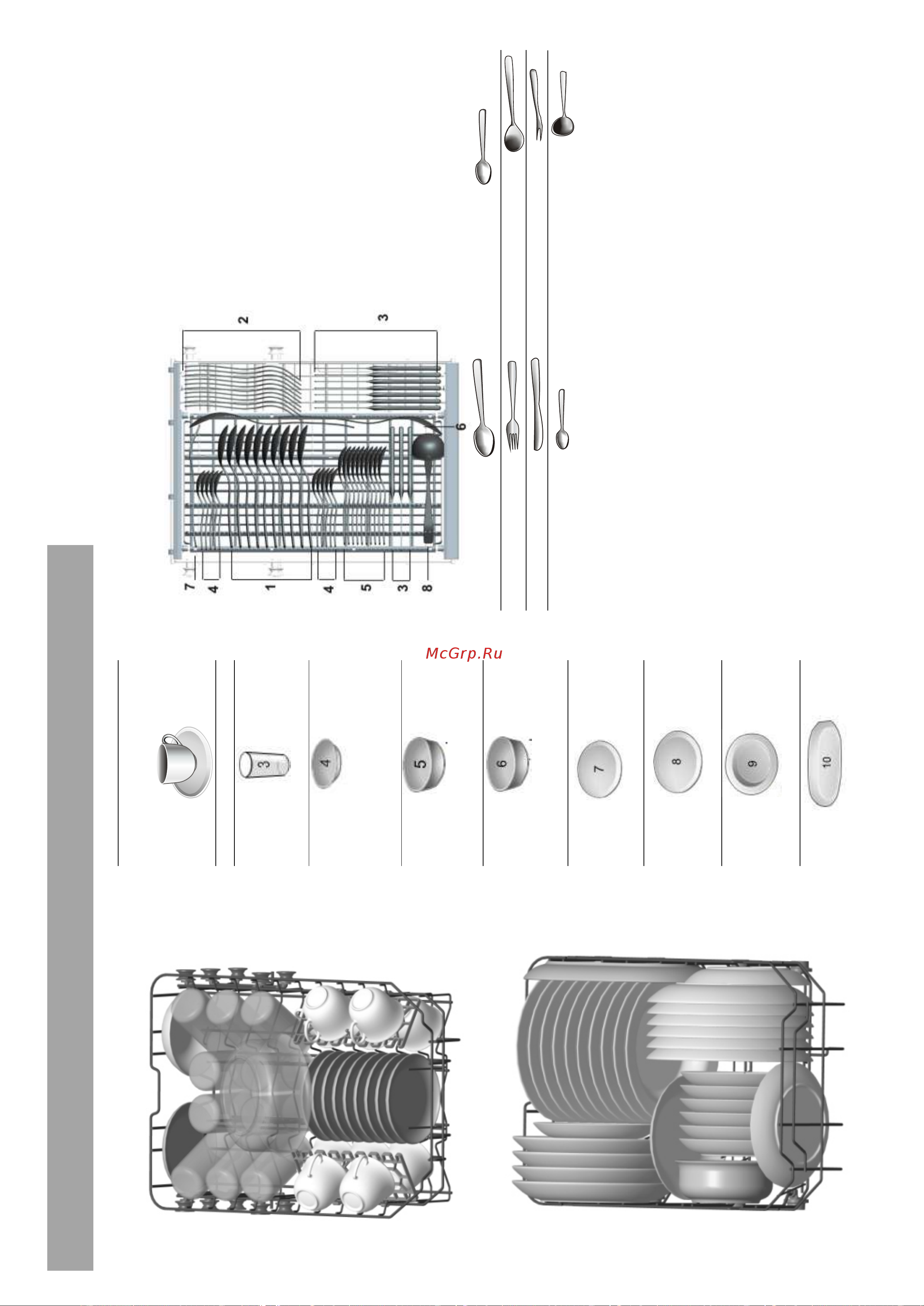 Delonghi DDW06S Zircone [29/31] Загрузка корзин в соответствии с en 50242