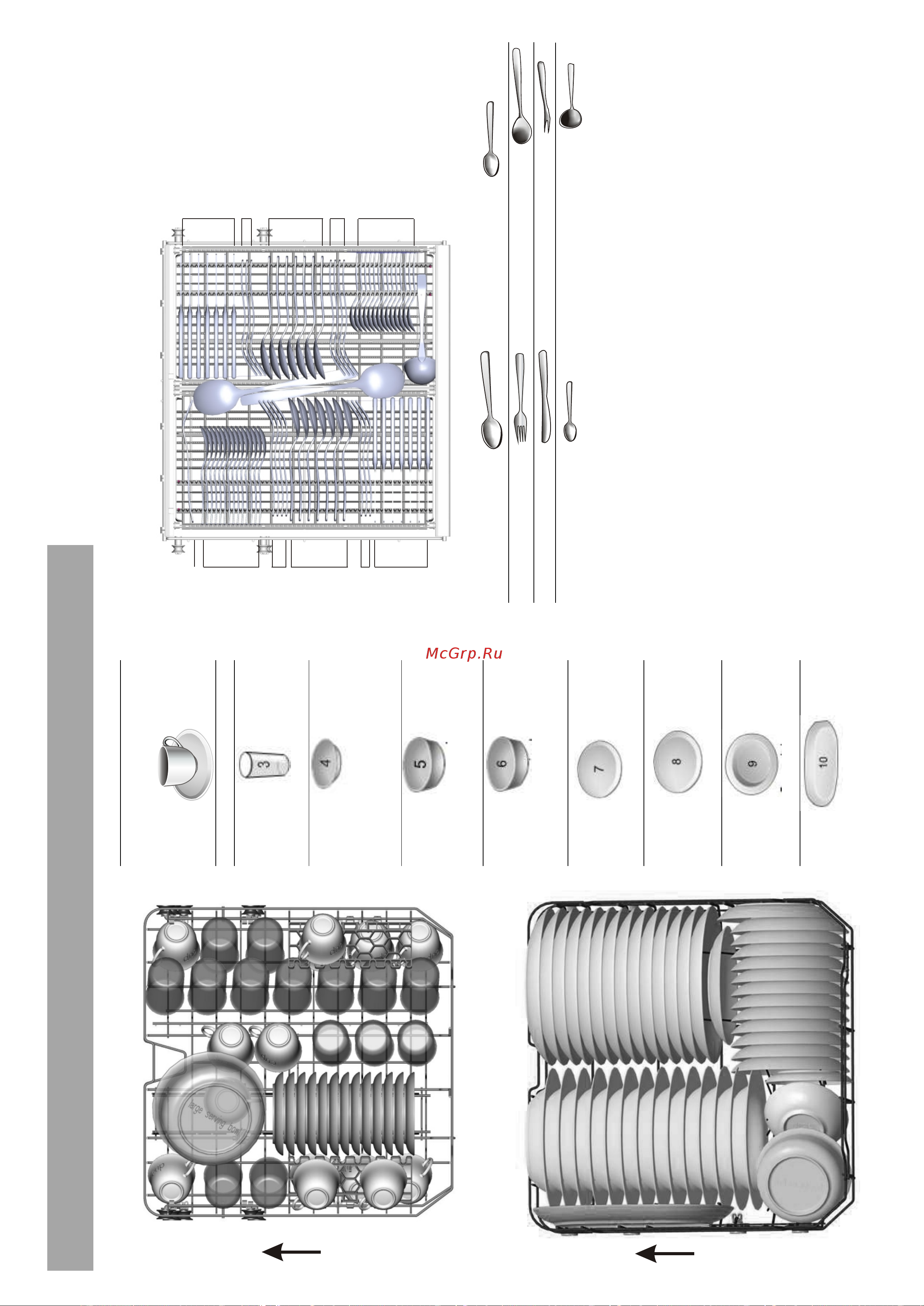 Delonghi DDW06F Zircone [29/31] Загрузка корзин в соответствии с en 50242
