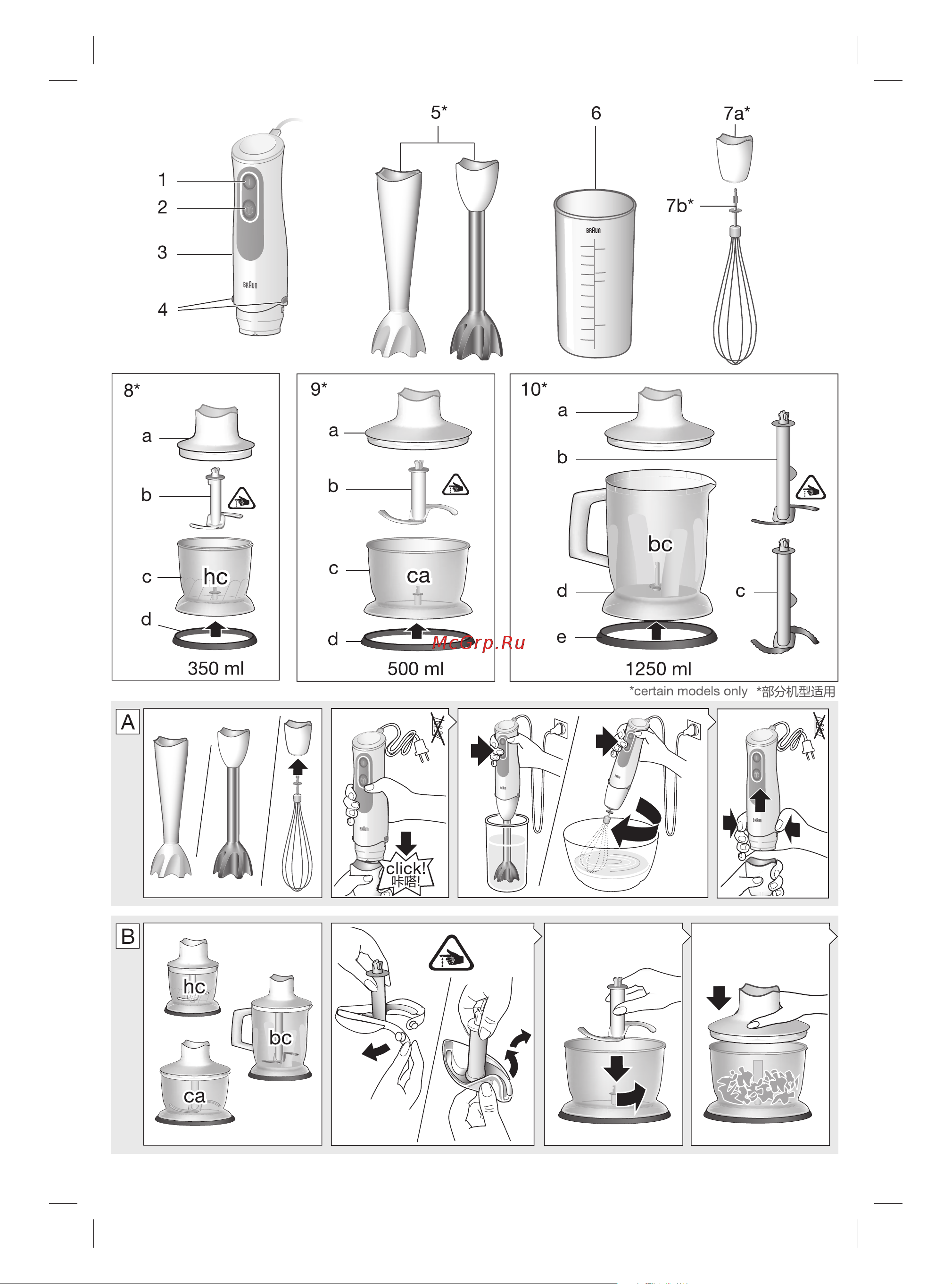 Braun MQ 3038 WH Spice+ Руководство по эксплуатации онлайн [3/15] 774383