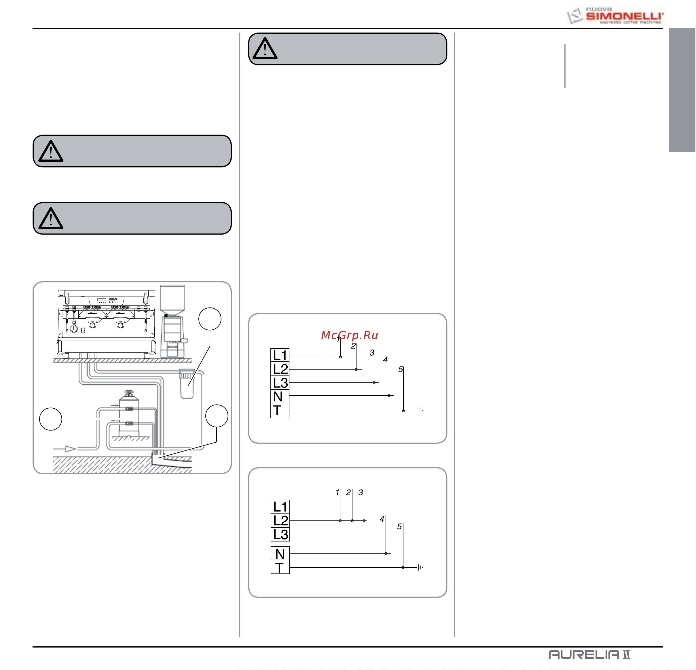 Nuova Simonelli Aurelia II 2 Gr S [13/214] Italiano