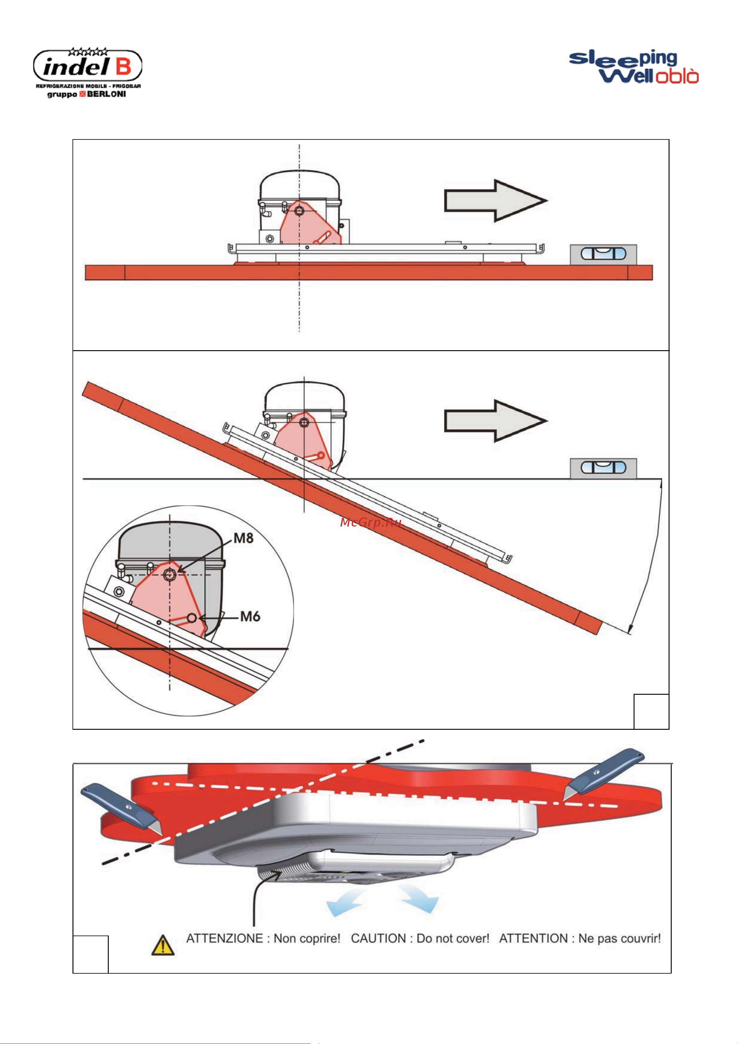 Indel B SLEEPING WELL OBLO (24V) Руководство по эксплуатации онлайн [10/16] 774426