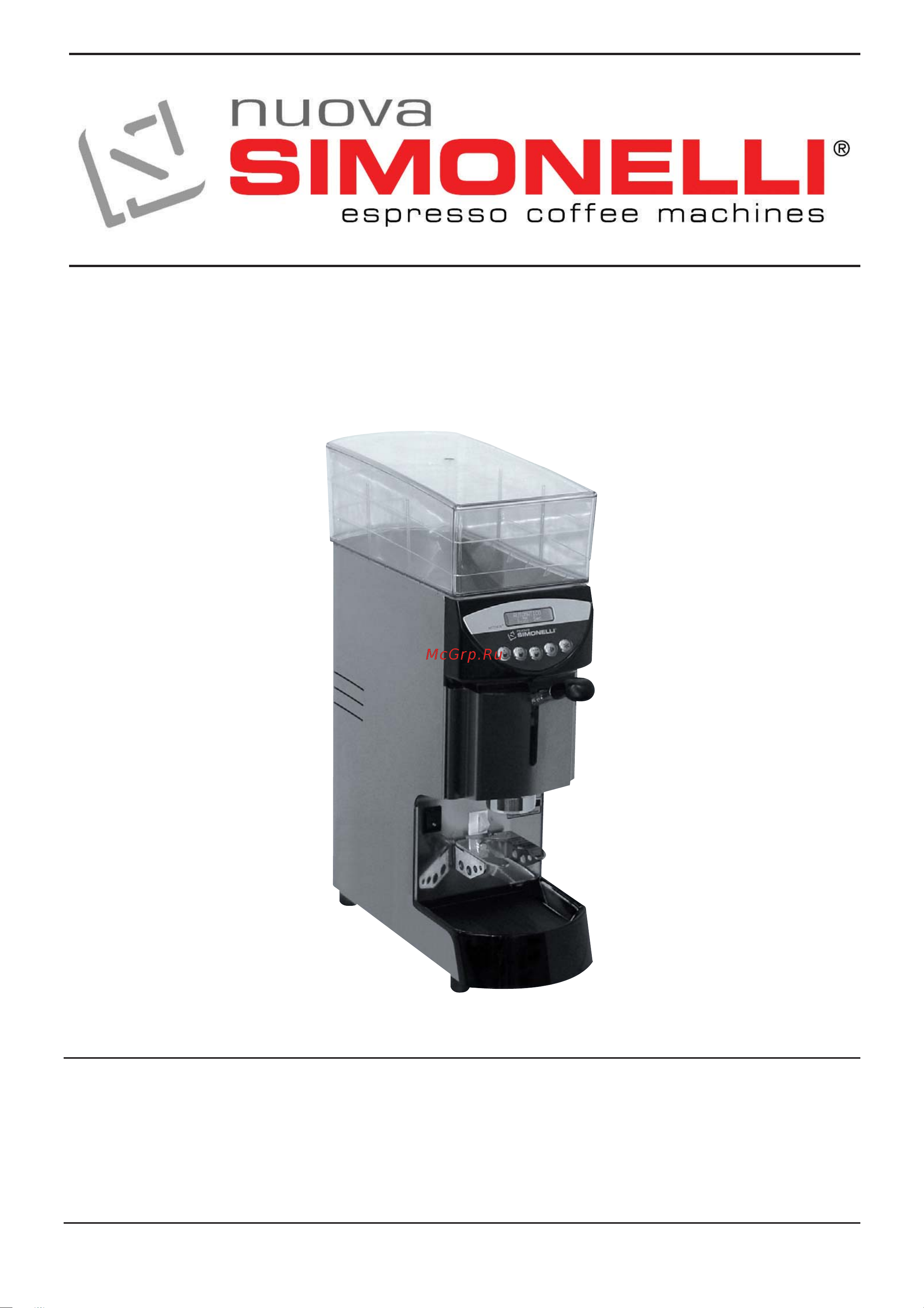 Nuova Simonelli Mythos One Руководство по эксплуатации онлайн
