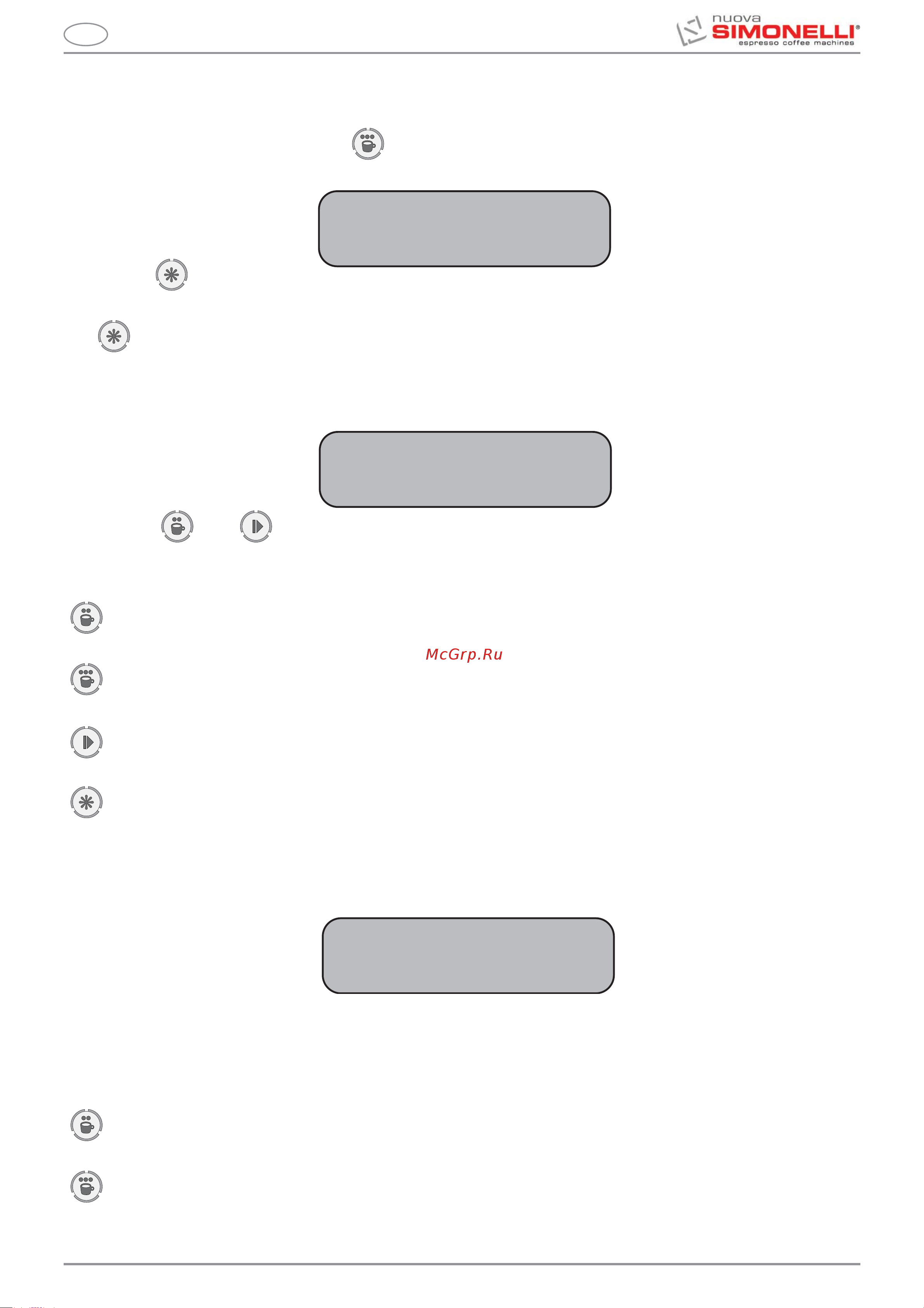 Nuova Simonelli Mythos One [27/66] Language selection