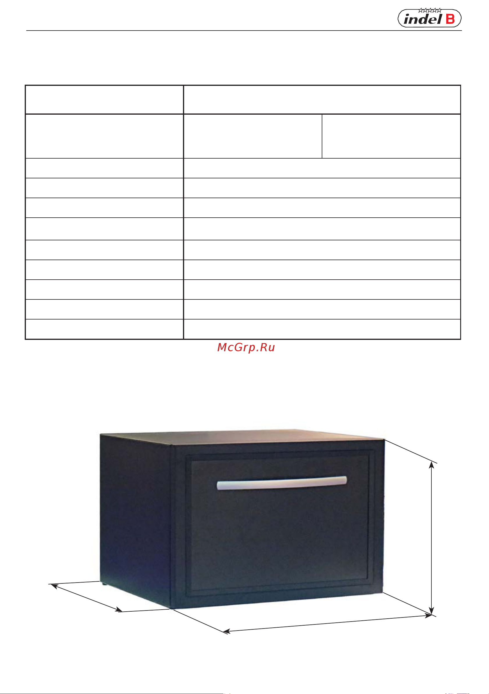 Indel B KD50 Drawer PV [3/21] English