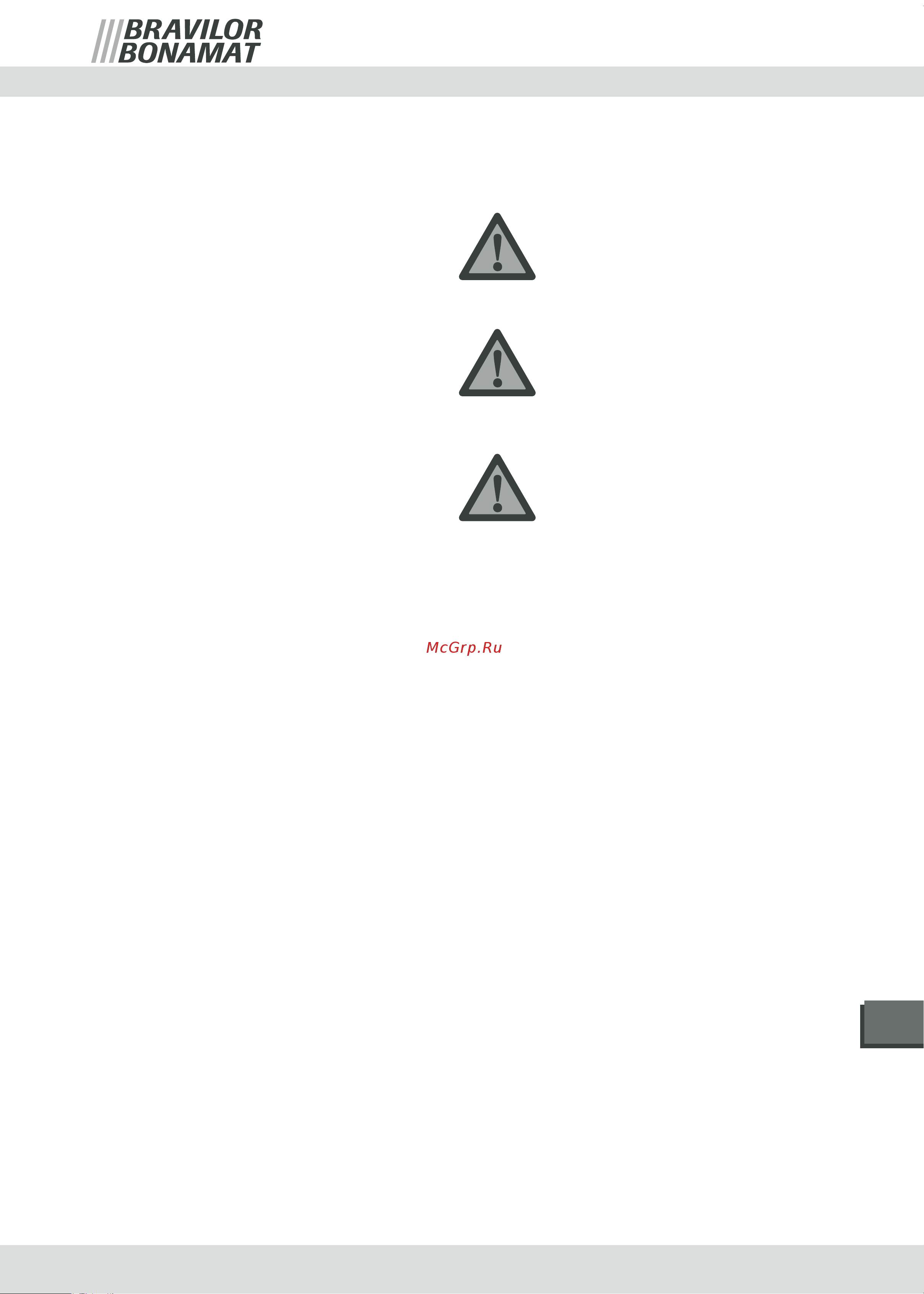 Bravilor Bonamat TH [127/156] Belge kodu
