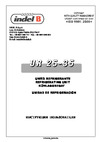 Indel B UR 35 Руководство по эксплуатации