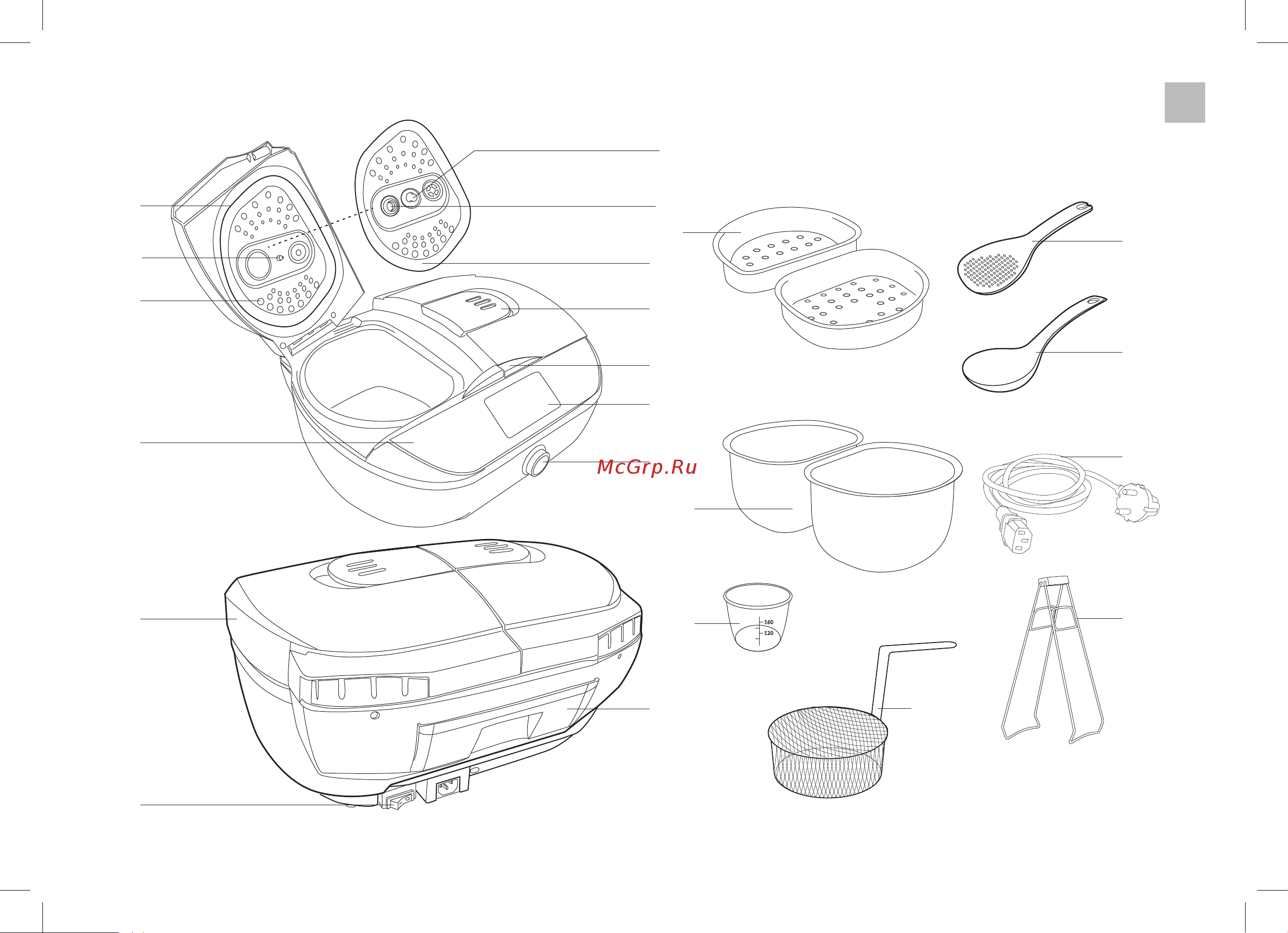 Redmond SkyCooker CBD100S Руководство по эксплуатации онлайн [3/24] 774525
