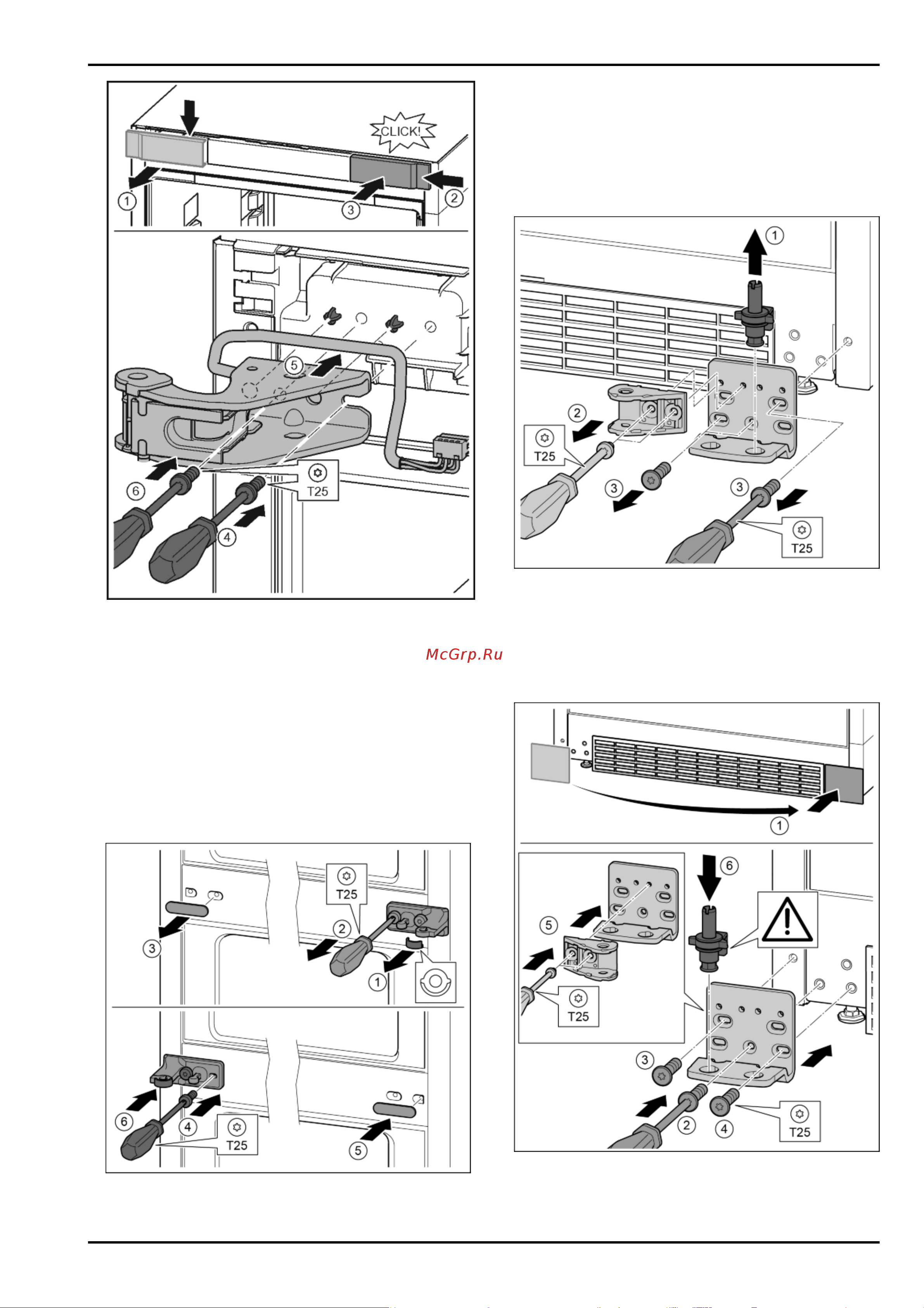 Liebherr CNPes 4868-20 001 [14/38] Перестановка средних опорных деталей