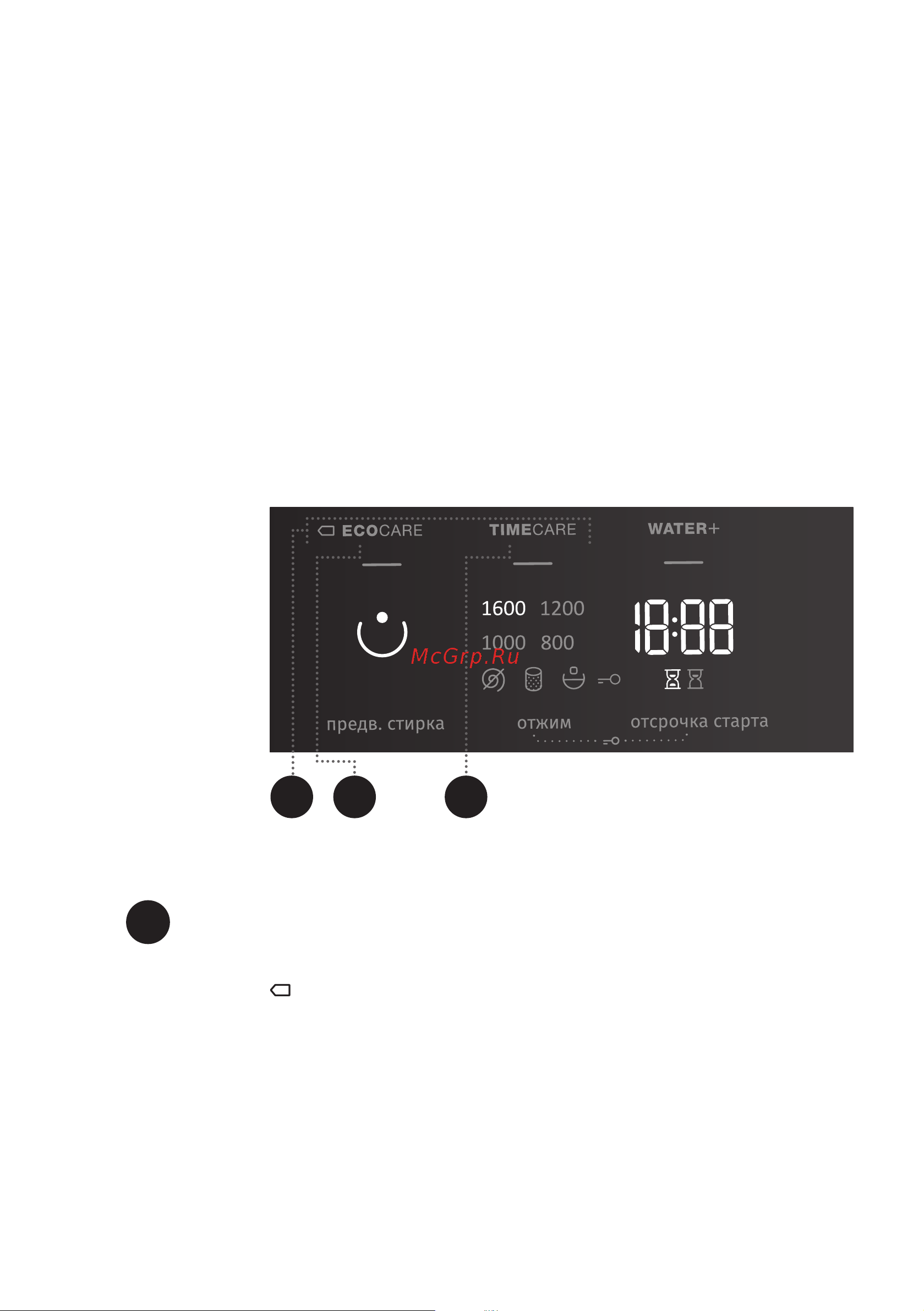 Gorenje WE62S3B [32/68] Шаг 4 выбор параметров стирки