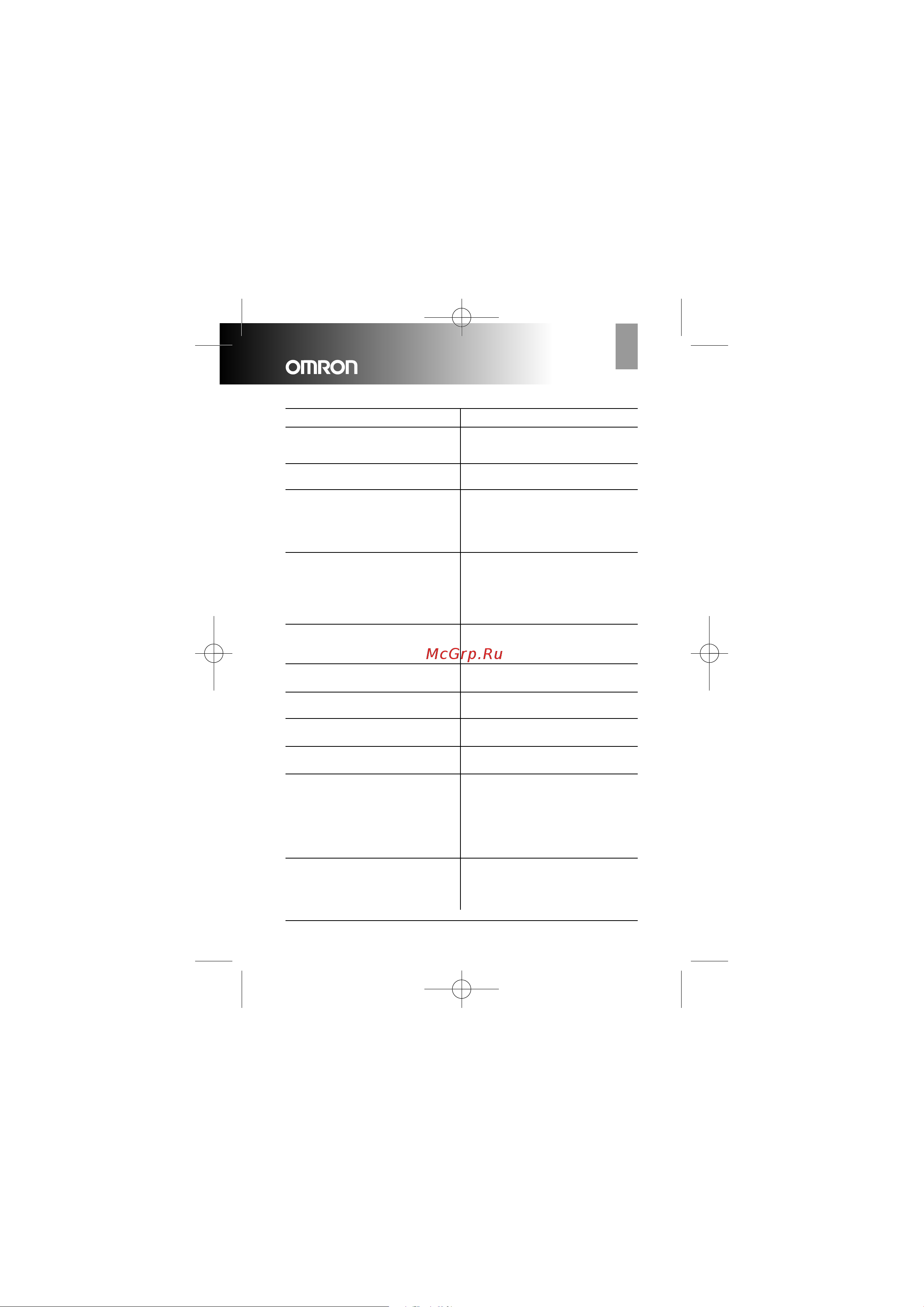 Omron OMRON R7 Руководство по эксплуатации онлайн [38/44] 774610