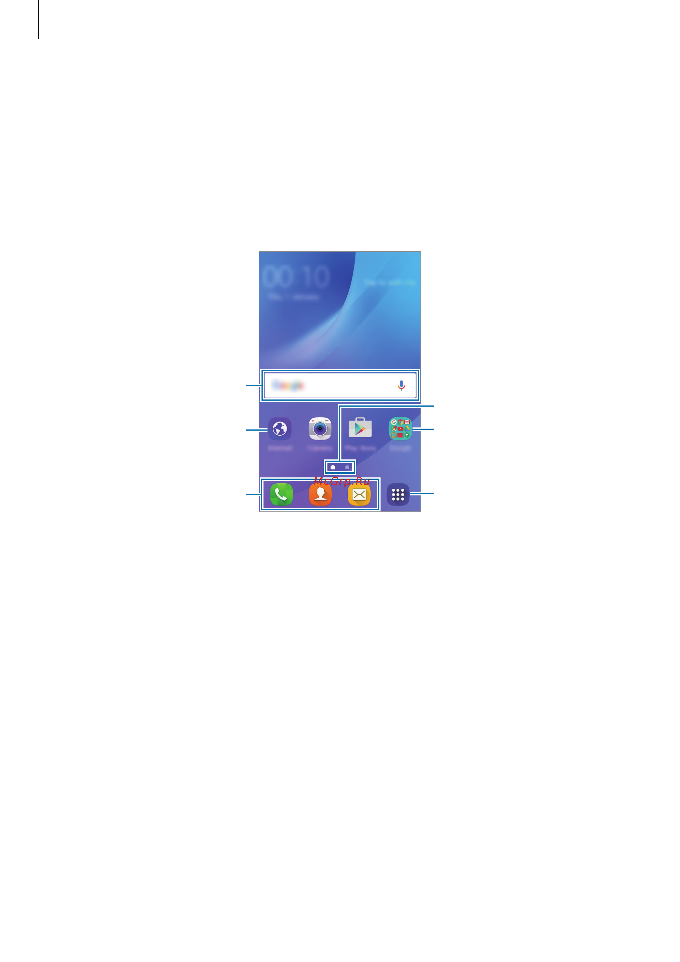 Samsung Galaxy J1 [21/87] Главный экран